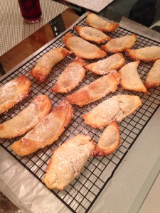 Cool Completely on wire rack.  Dust with powdered sugar.