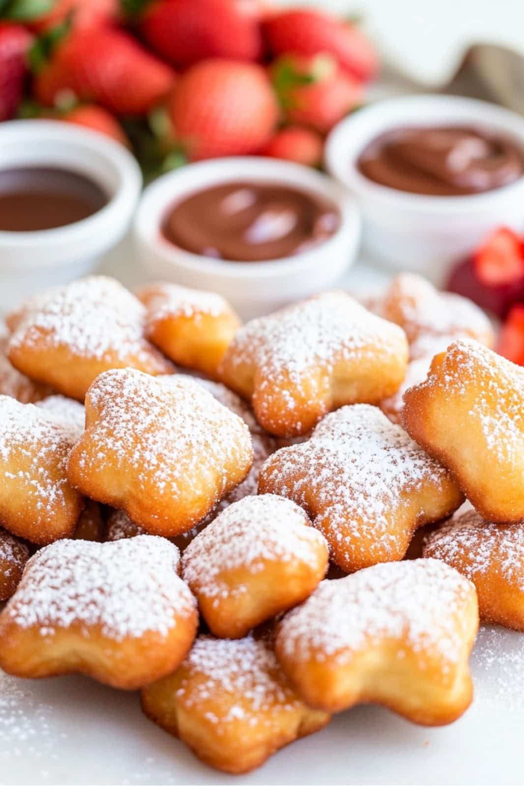 Try this easy Funnel Cake Bites recipe for a fun, bite-sized treat! Crispy and golden, these fried bites are dusted with powdered sugar and perfect for any occasion.