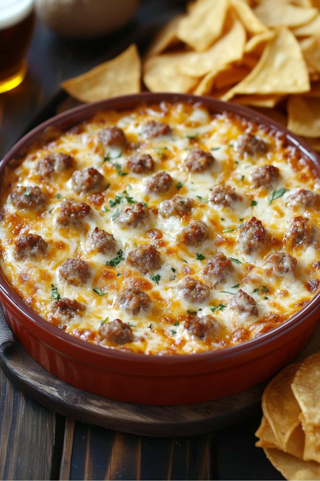 Hot Sausage Beer Cheese Dip Recipe