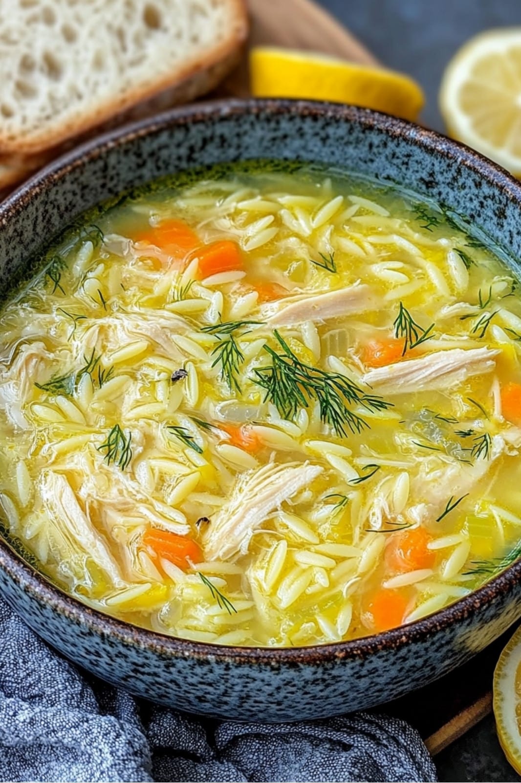 Avgolemono Greek Lemon Chicken Soup Recipe