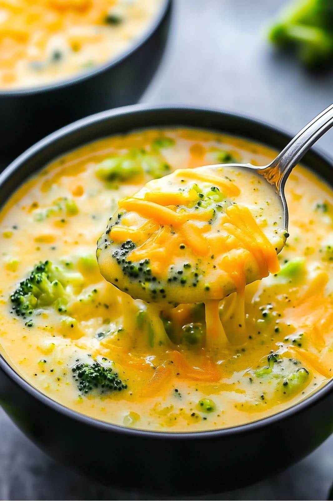 This Broccoli Cheddar Soup recipe is creamy, cheesy, and comforting! Made with broccoli, carrots, and cheddar, it's perfect for a quick and easy weeknight meal. Ready in 35 minutes!