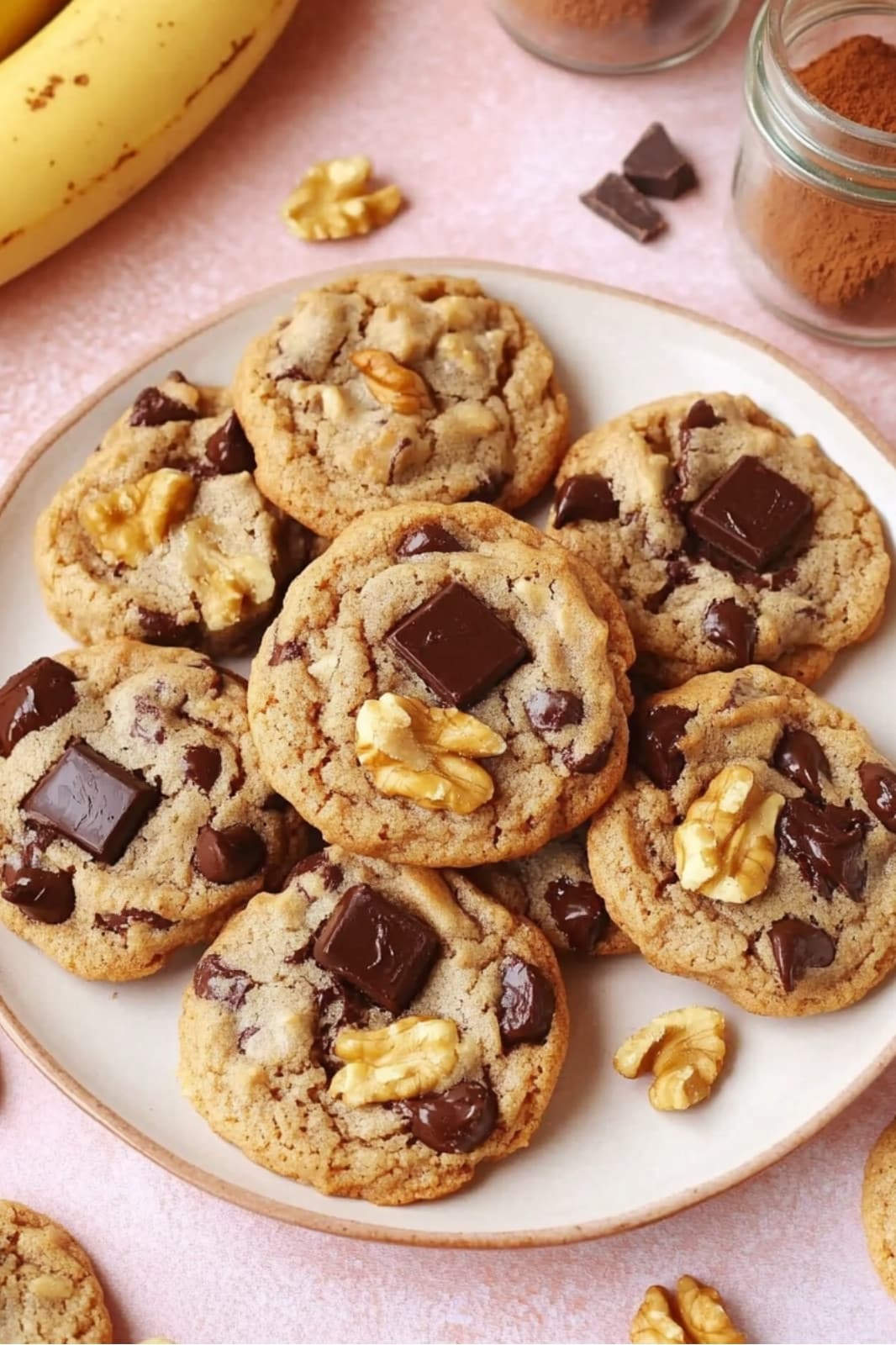 These Chocolate Chip Banana Bread Cookies Recipe combine the flavors of banana bread and chocolate chip cookies in one delicious treat! Soft, chewy, and easy to make, they're perfect for any occasion.