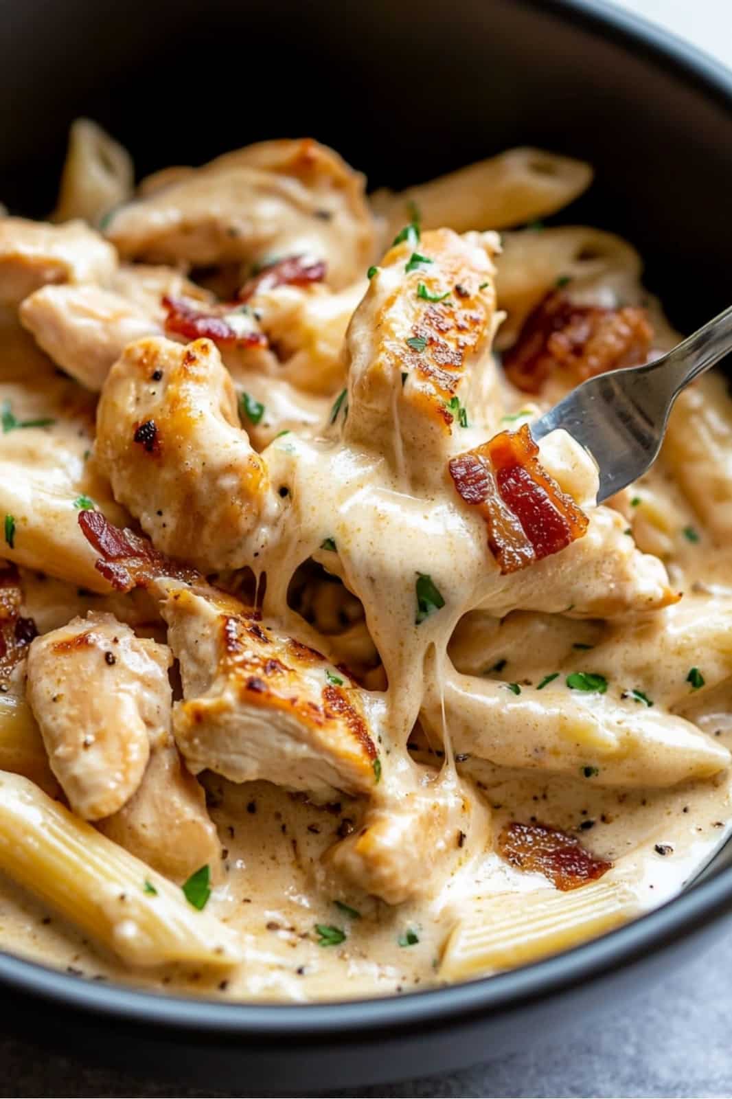 Marry Me Chicken Pasta with Bacon Recipe