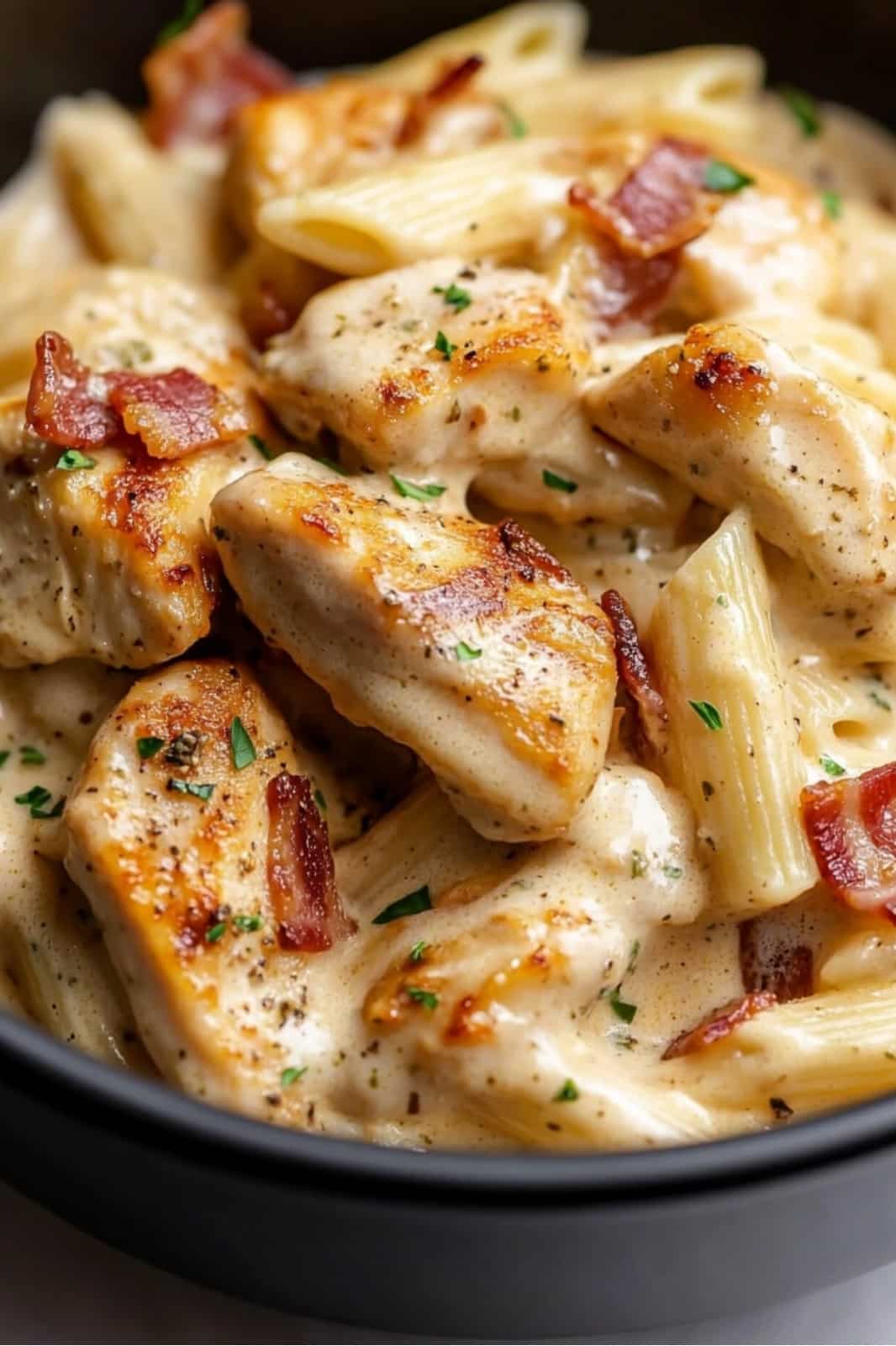 Marry Me Chicken Pasta with Bacon Recipe