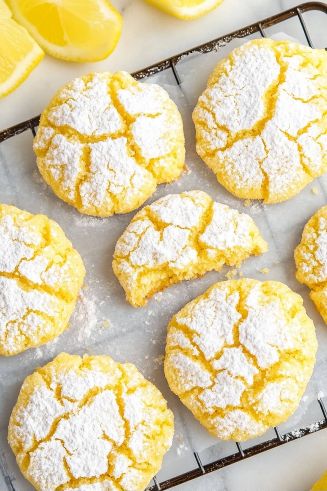 These Soft and Chewy Lemon Crinkle Cookies Recipe are the perfect balance of sweet and tangy! With a light lemon flavor and a soft, chewy texture, they're easy to make and great for any occasion. Ready in under 2.5 hours!