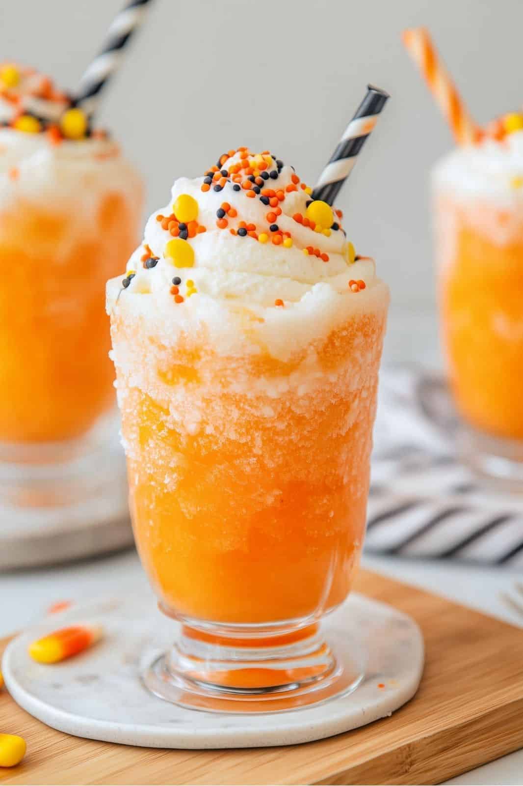 These Halloween Ice Cream Floats are so fun and festive, they’re bound to become a spooky favorite at any Halloween party! My family loves making these every year—they're the easiest way to add some Halloween spirit to dessert time. Plus, the kids love picking their favorite toppings!