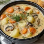 Russian Potato and Mushroom Soup Recipe