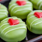 No-Bake Oreo Christmas Grinch Cookies Recipe