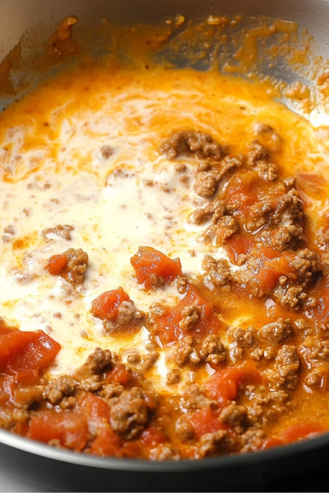 Creamy Rotel Pasta with Ground Beef Recipe