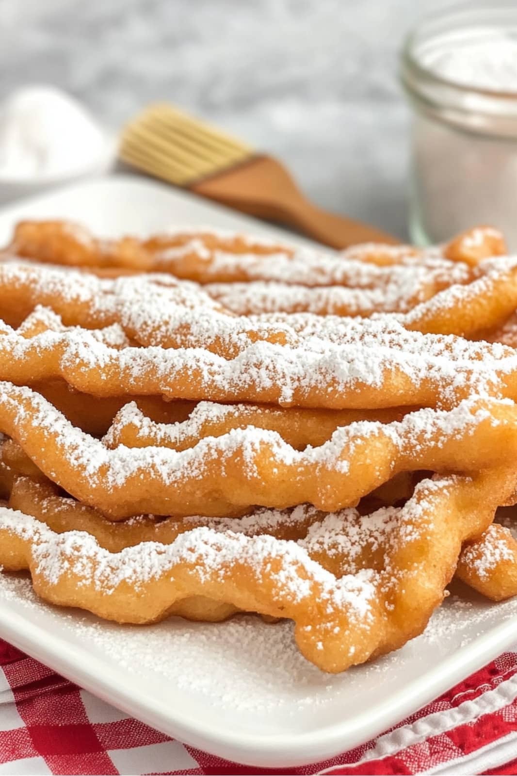 These Crispy Funnel Cake Sticks are a fun, easy-to-make treat! Golden and dusted with powdered sugar, they’re perfect for a quick dessert or snack and ready in just 15 minutes.