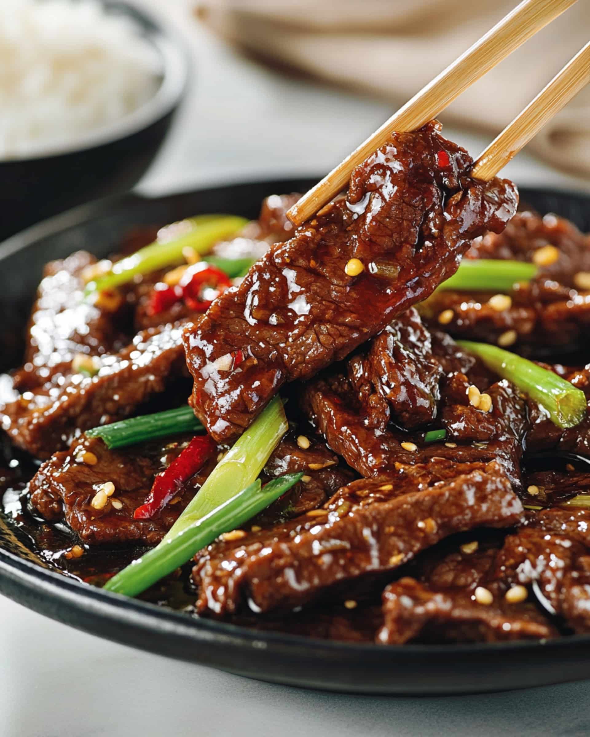 Crispy Homemade Mongolian Beef Recipe