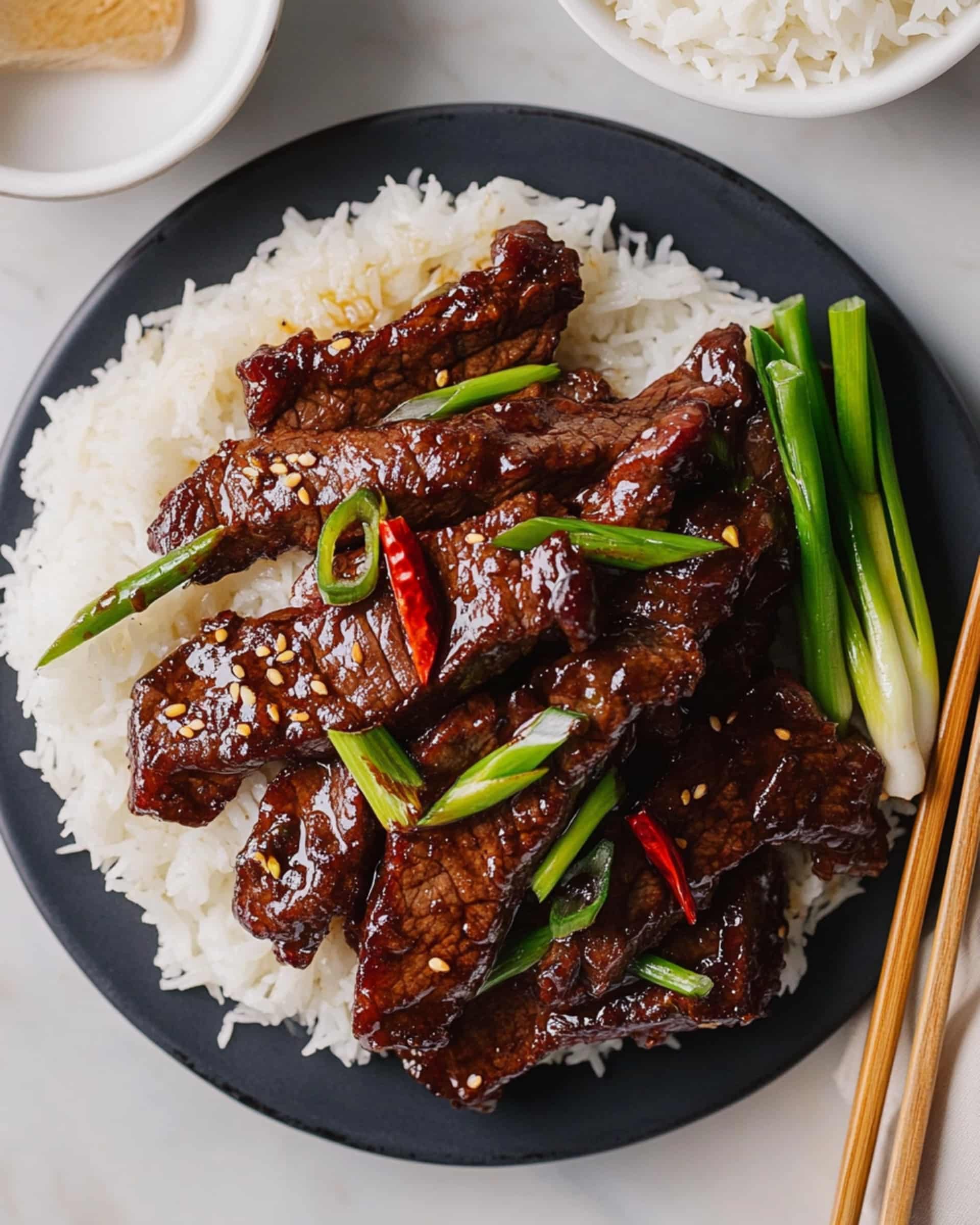 Crispy Homemade Mongolian Beef Recipe