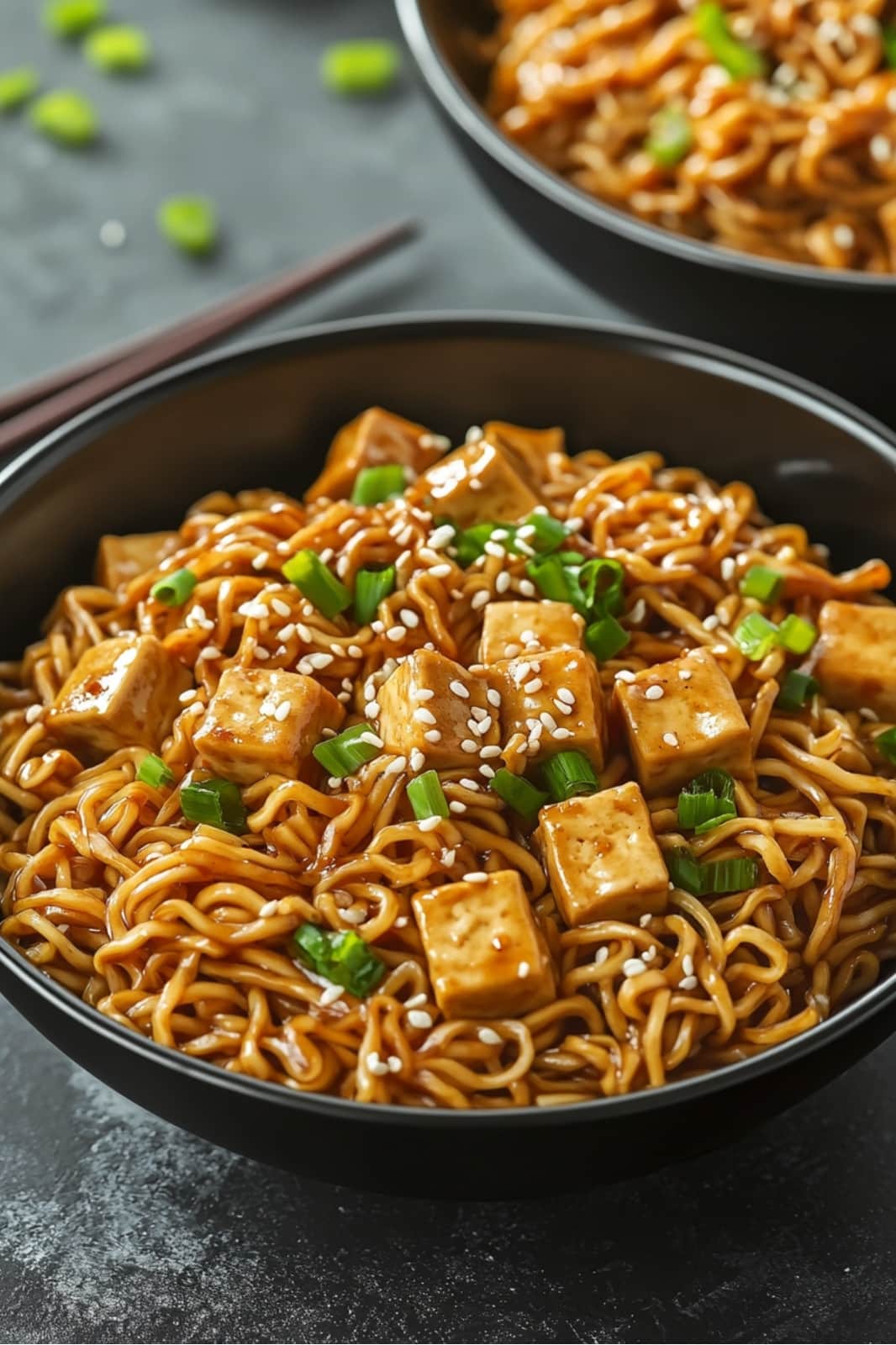 This Easy Saucy Ramen Noodles recipe is a flavorful, quick meal packed with savory sauce and customizable veggies or tofu. Perfect for a 25-minute dinner!