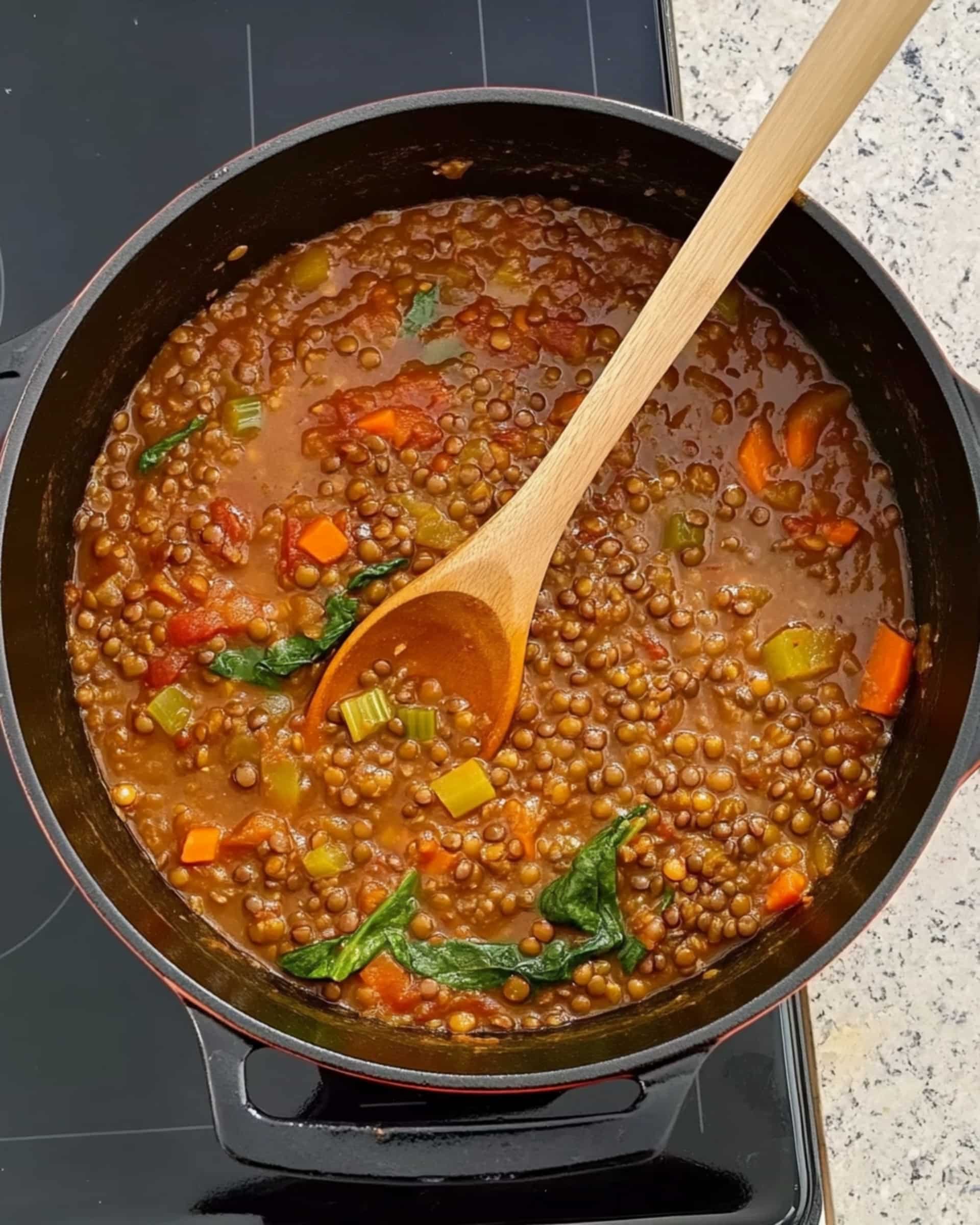 One-Pot Lentil Veggie Soup Recipe