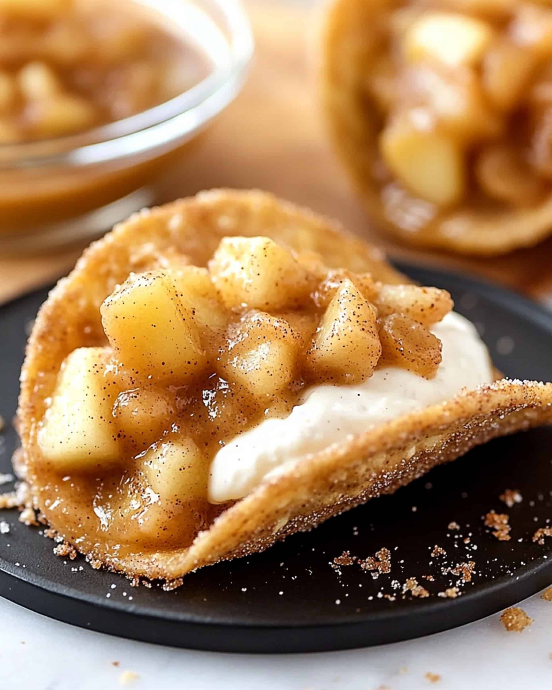 Apple Cheesecake Tacos Recipe