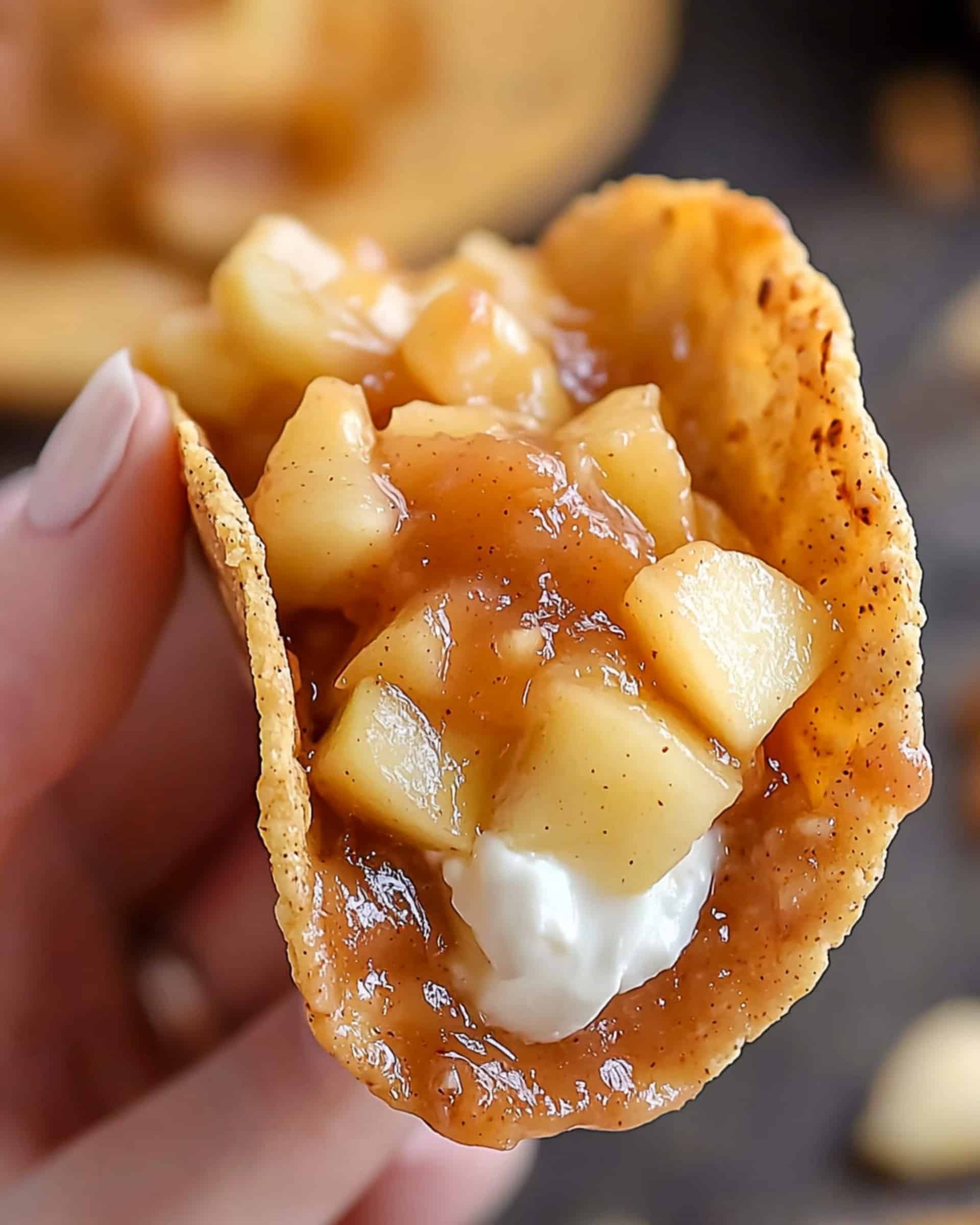 Apple Cheesecake Tacos Recipe