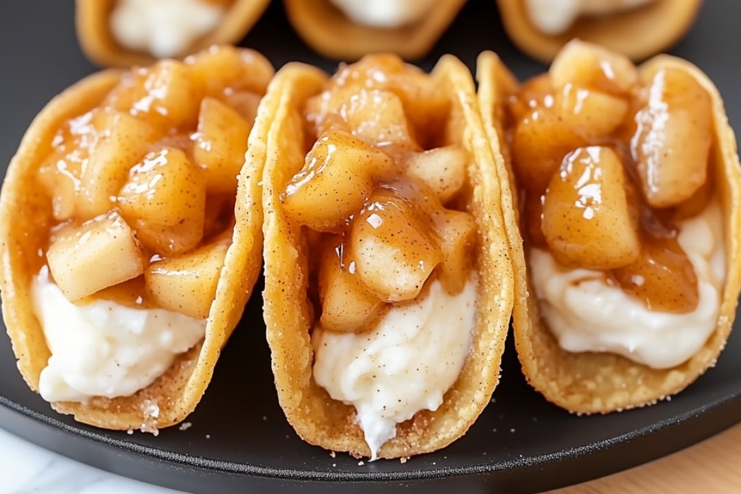 Apple Cheesecake Tacos Recipe