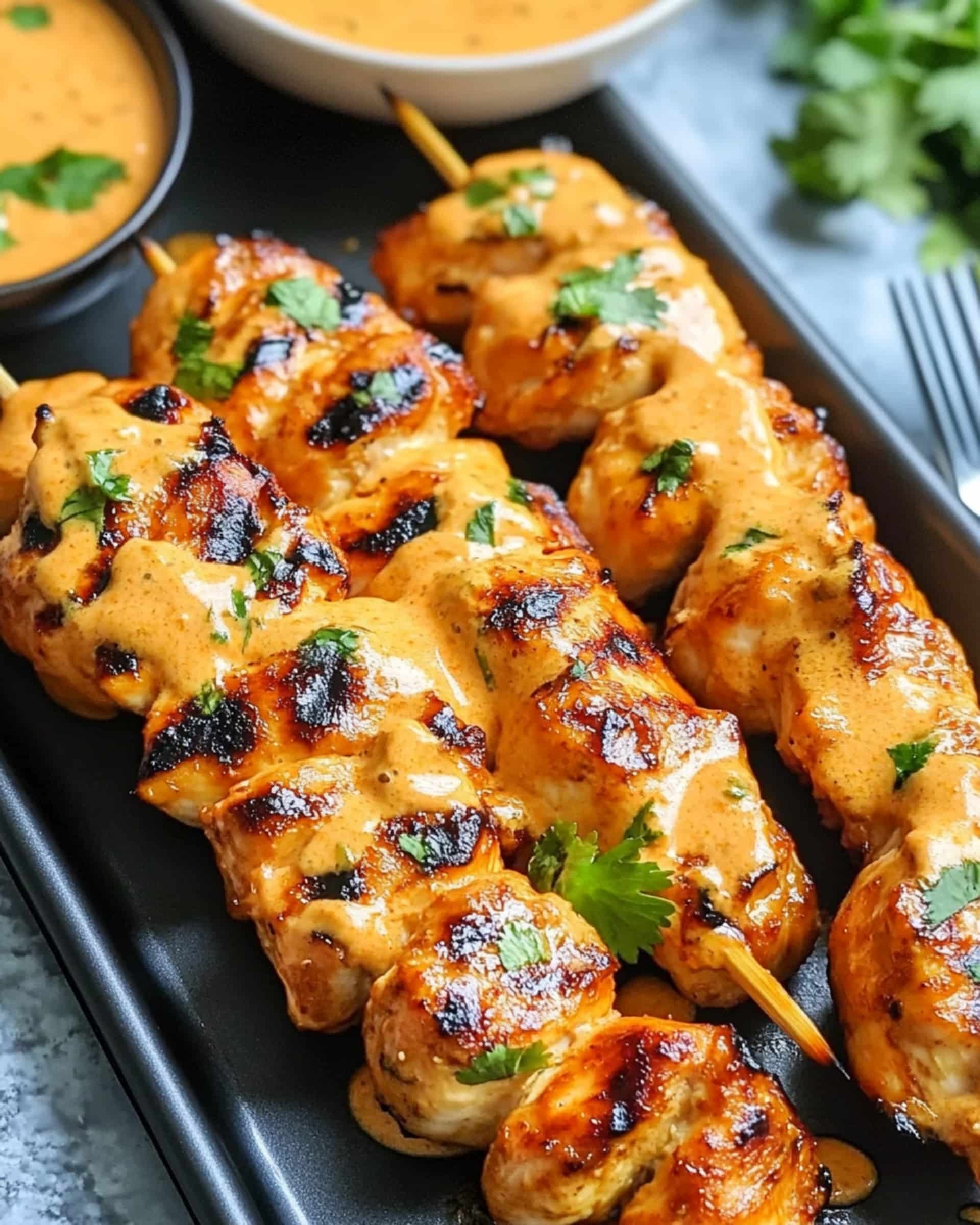 Bang Bang Chicken Skewers Recipe