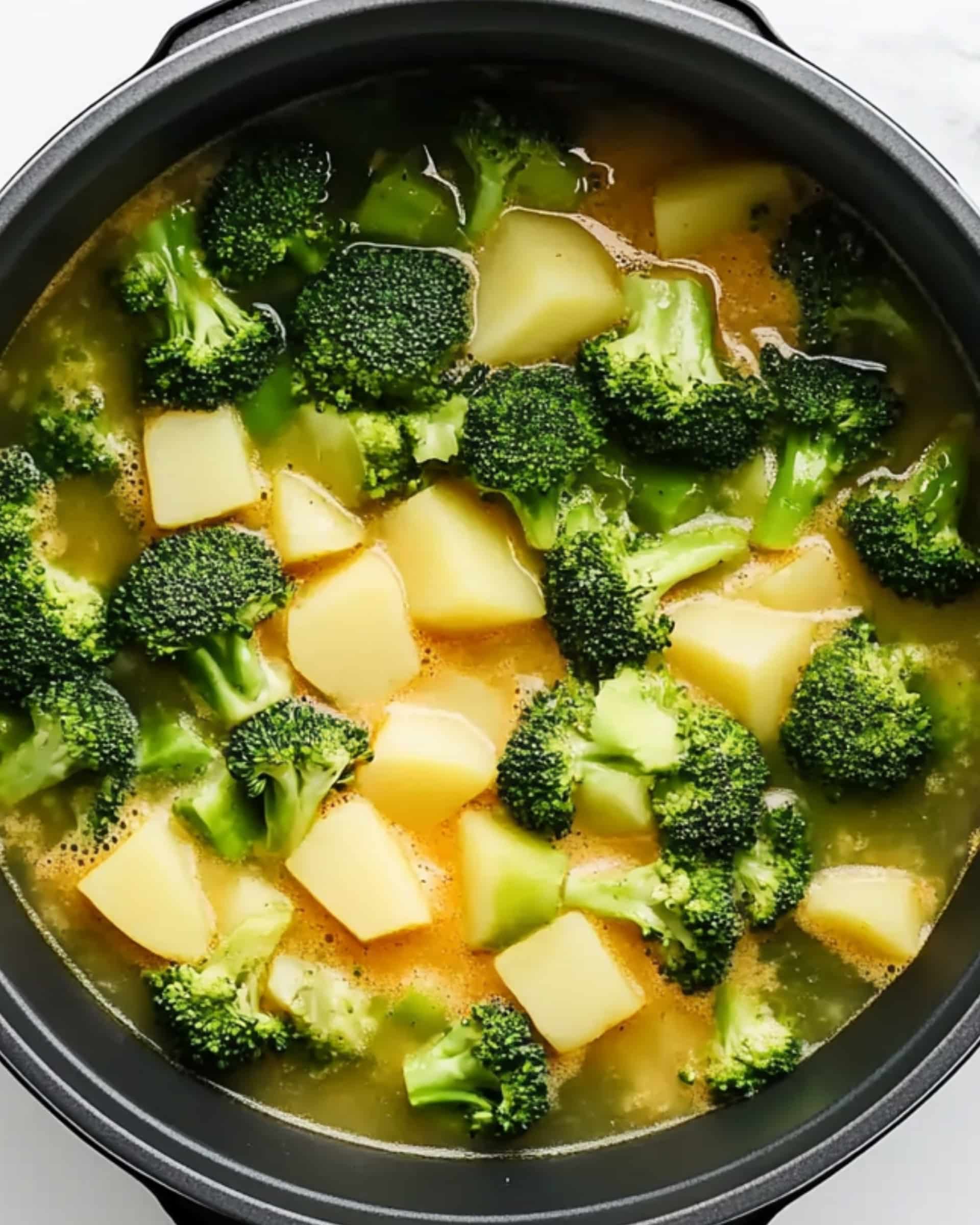 Broccoli Potato Cheese Soup Recipe