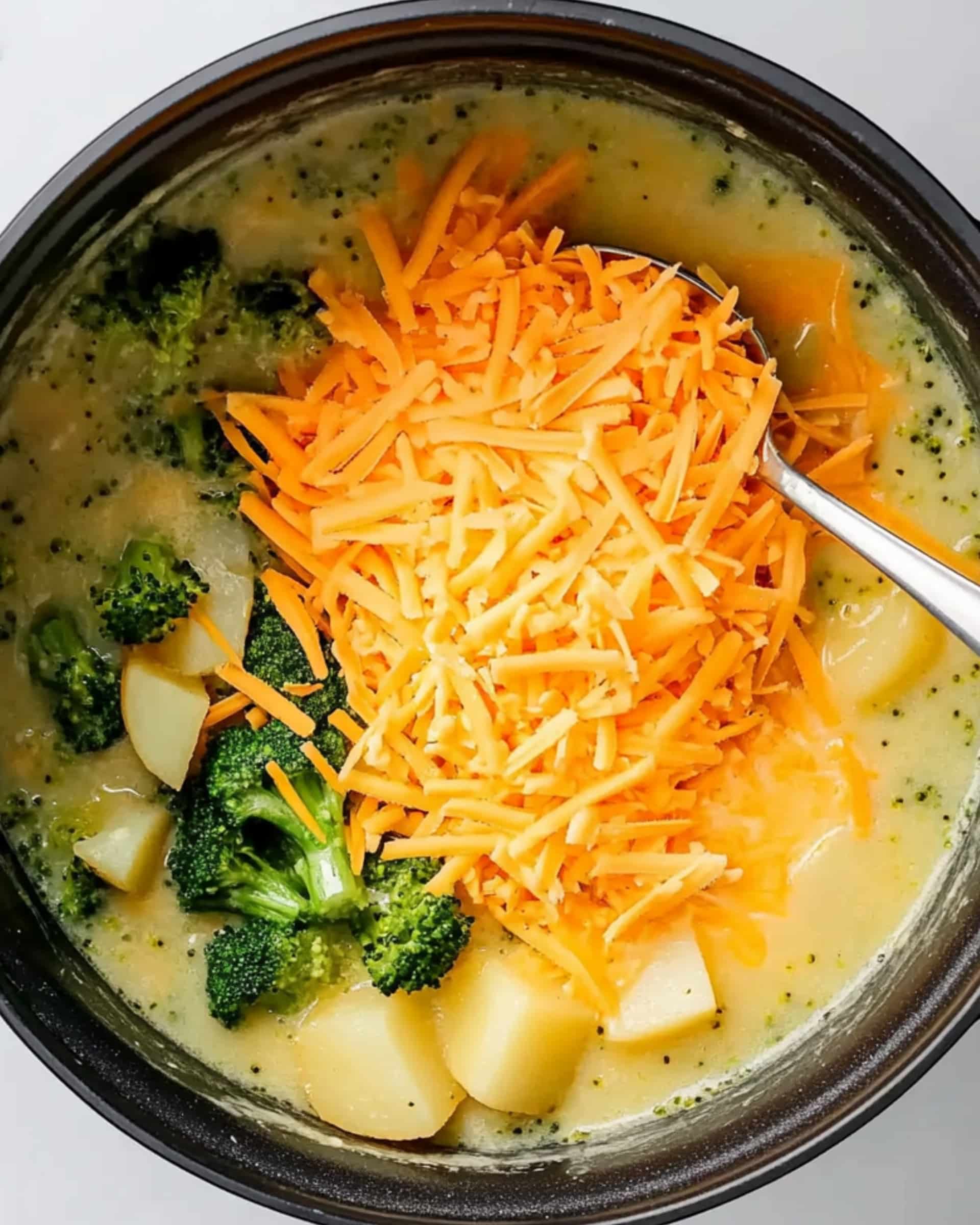 Broccoli Potato Cheese Soup Recipe