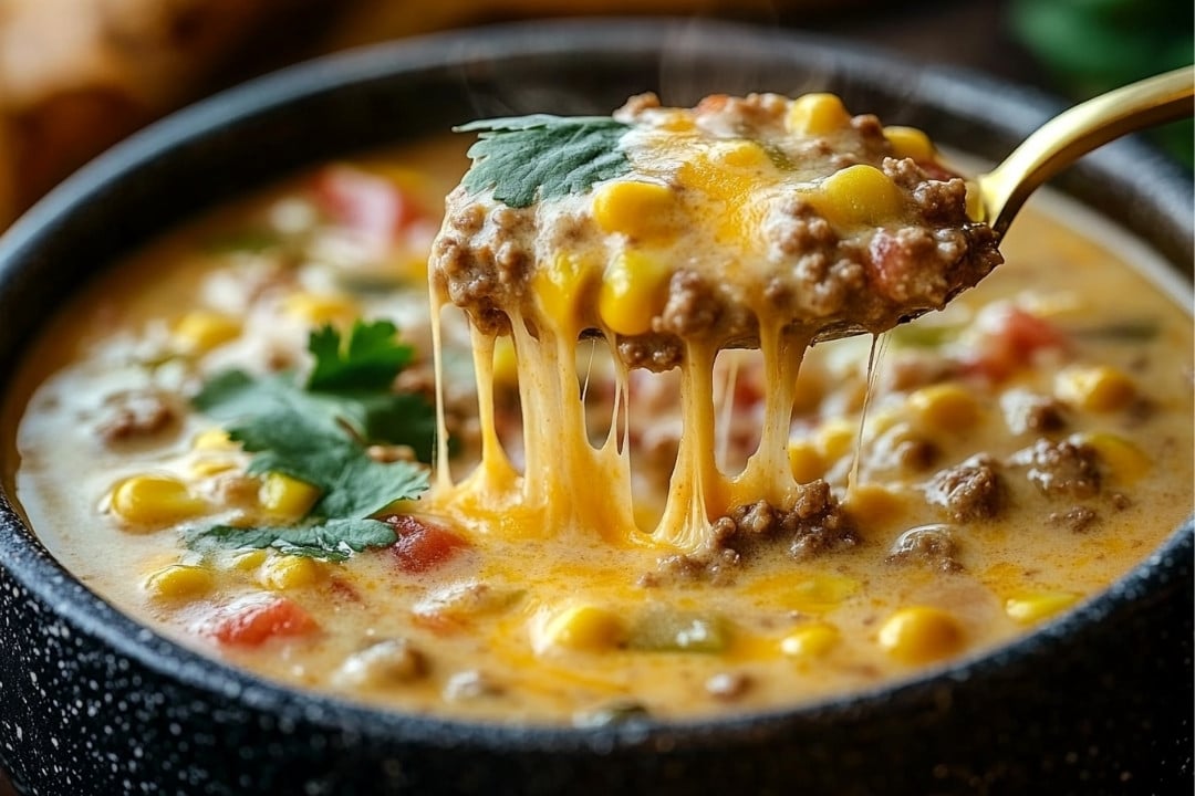 Cheesy Enchilada Chili Recipe