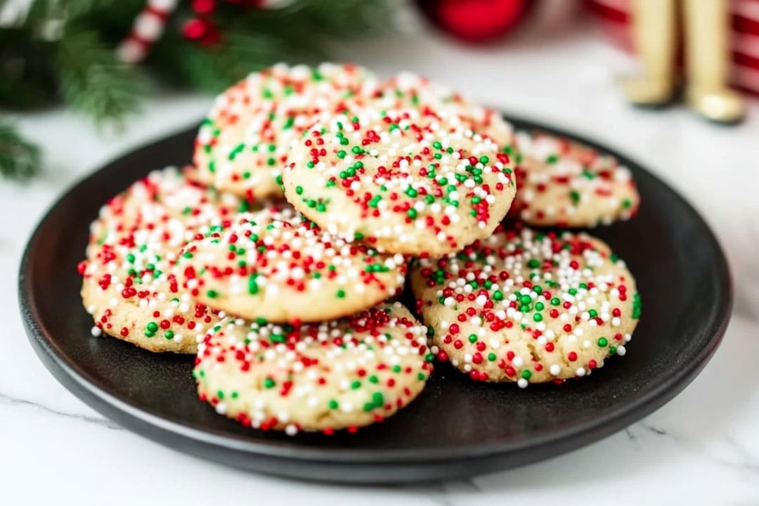 Christmas Cookies with Sprinkles Recipe