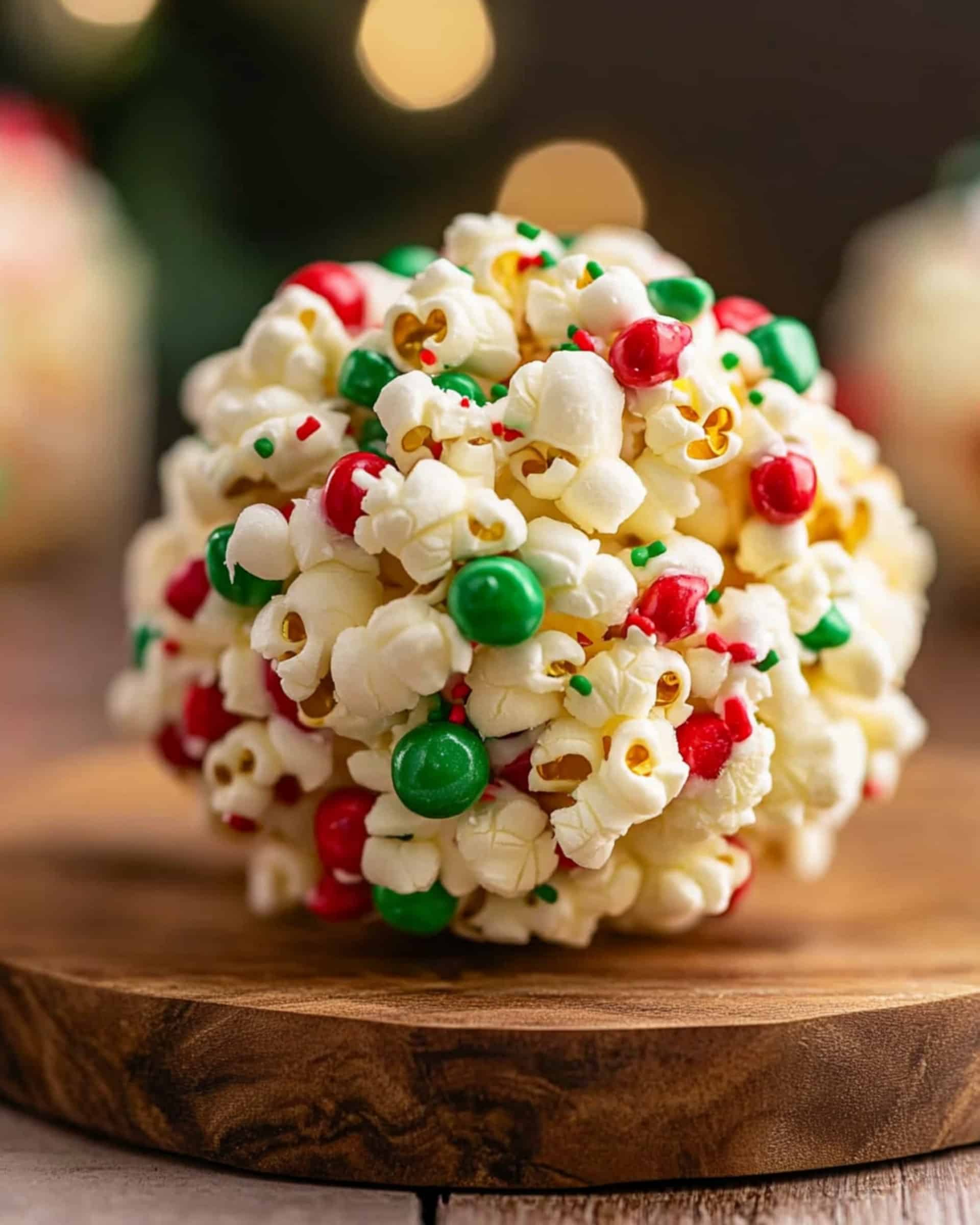 Christmas Popcorn Balls Recipe