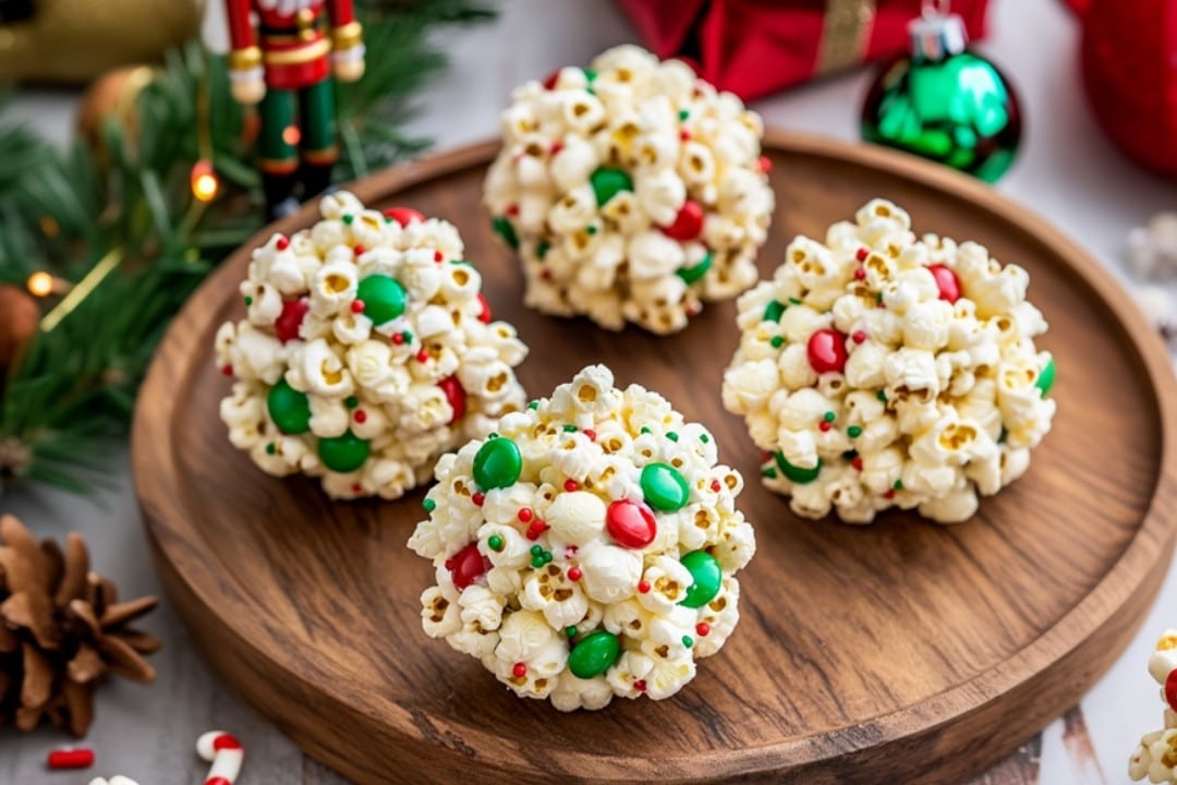 Christmas Popcorn Balls Recipe