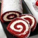 Christmas Red Velvet Cake Roll Recipe