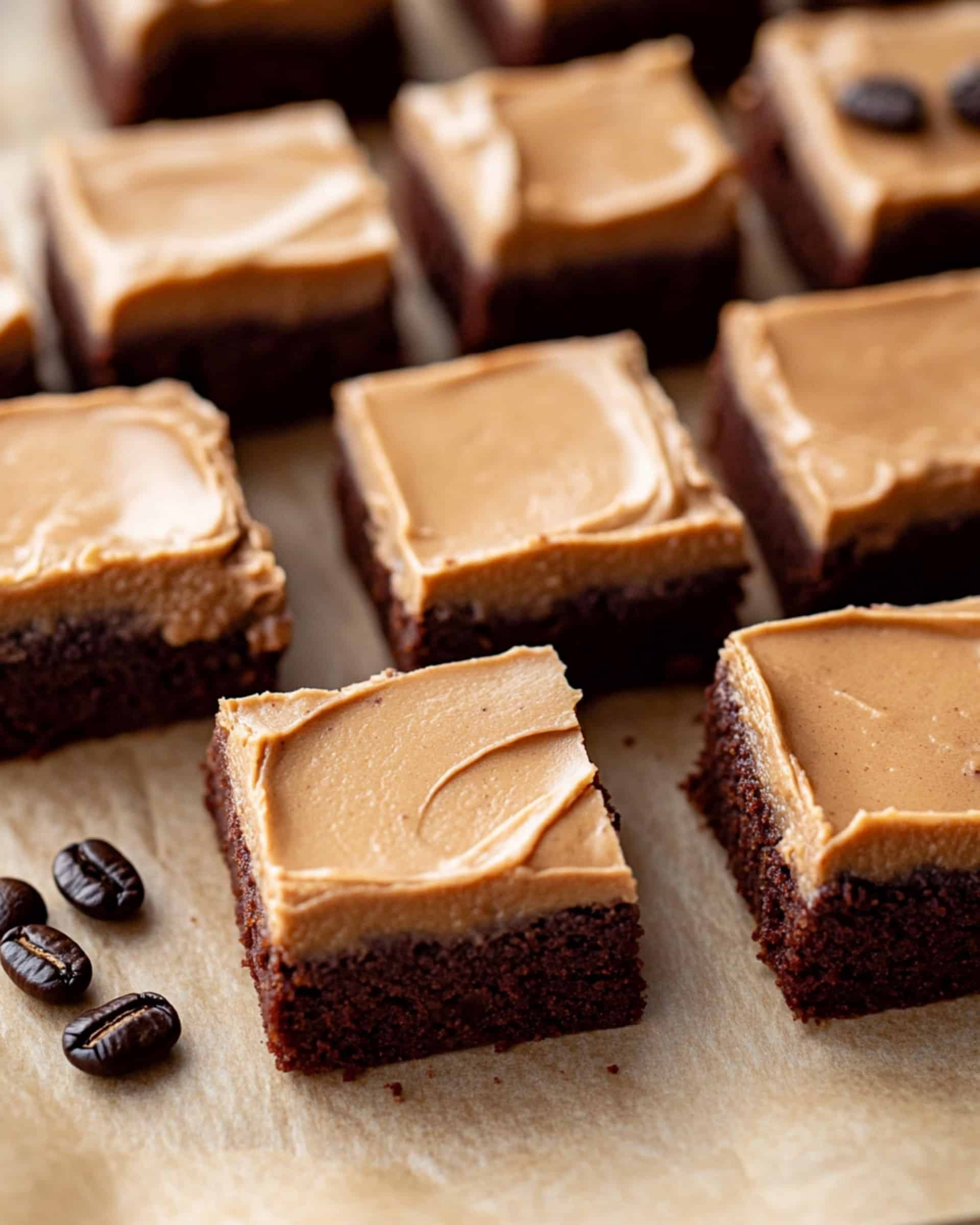 Coffee Brownies With Creamy Frosting Recipe