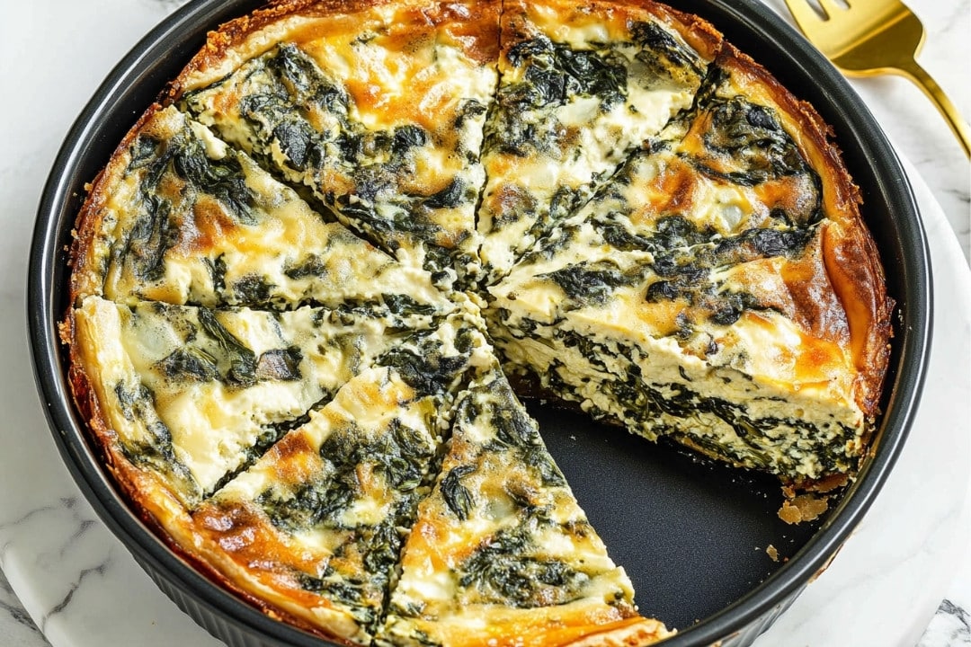 Easy Crustless Spinach Quiche Recipe