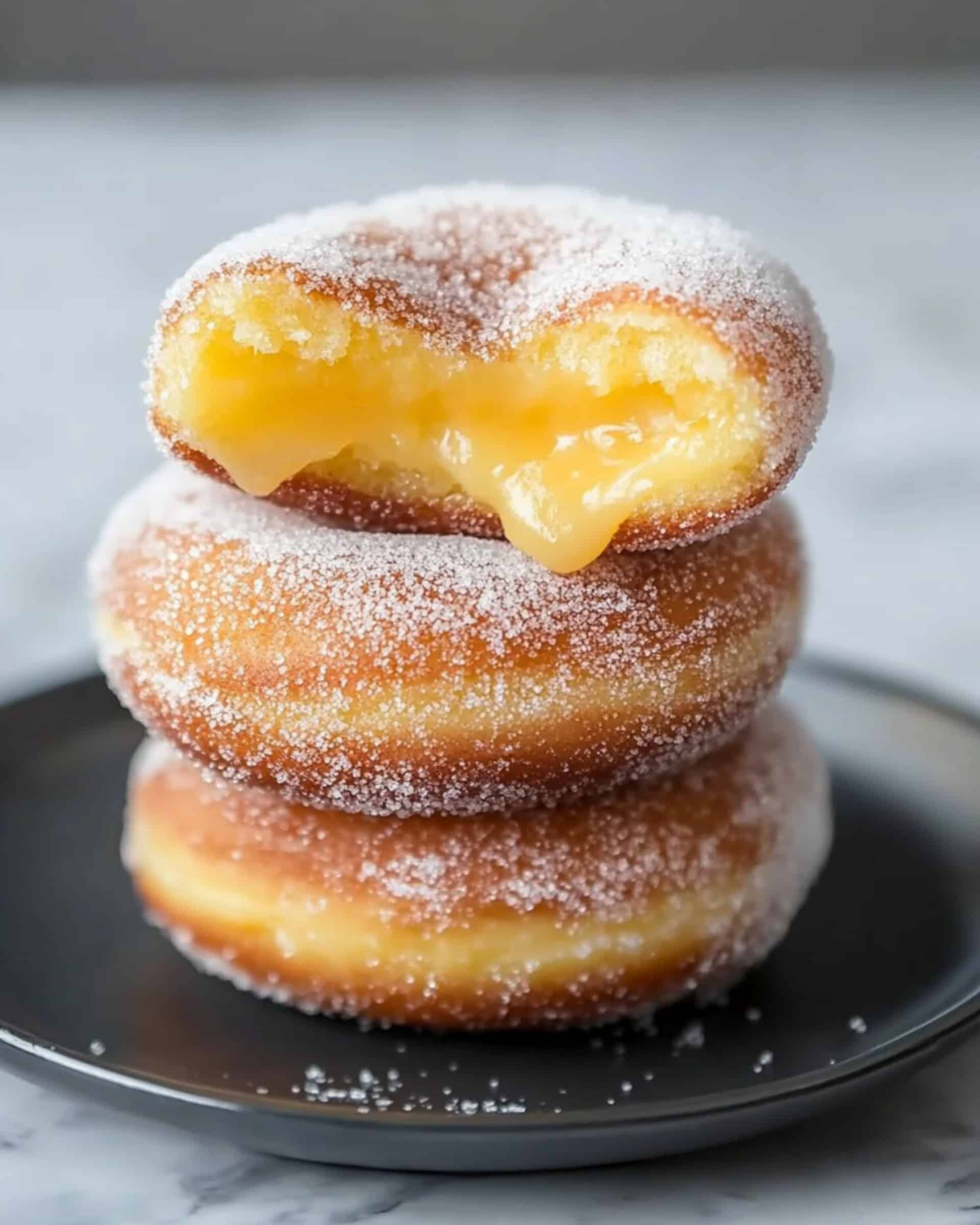 Lemon Filled Doughnuts Recipe