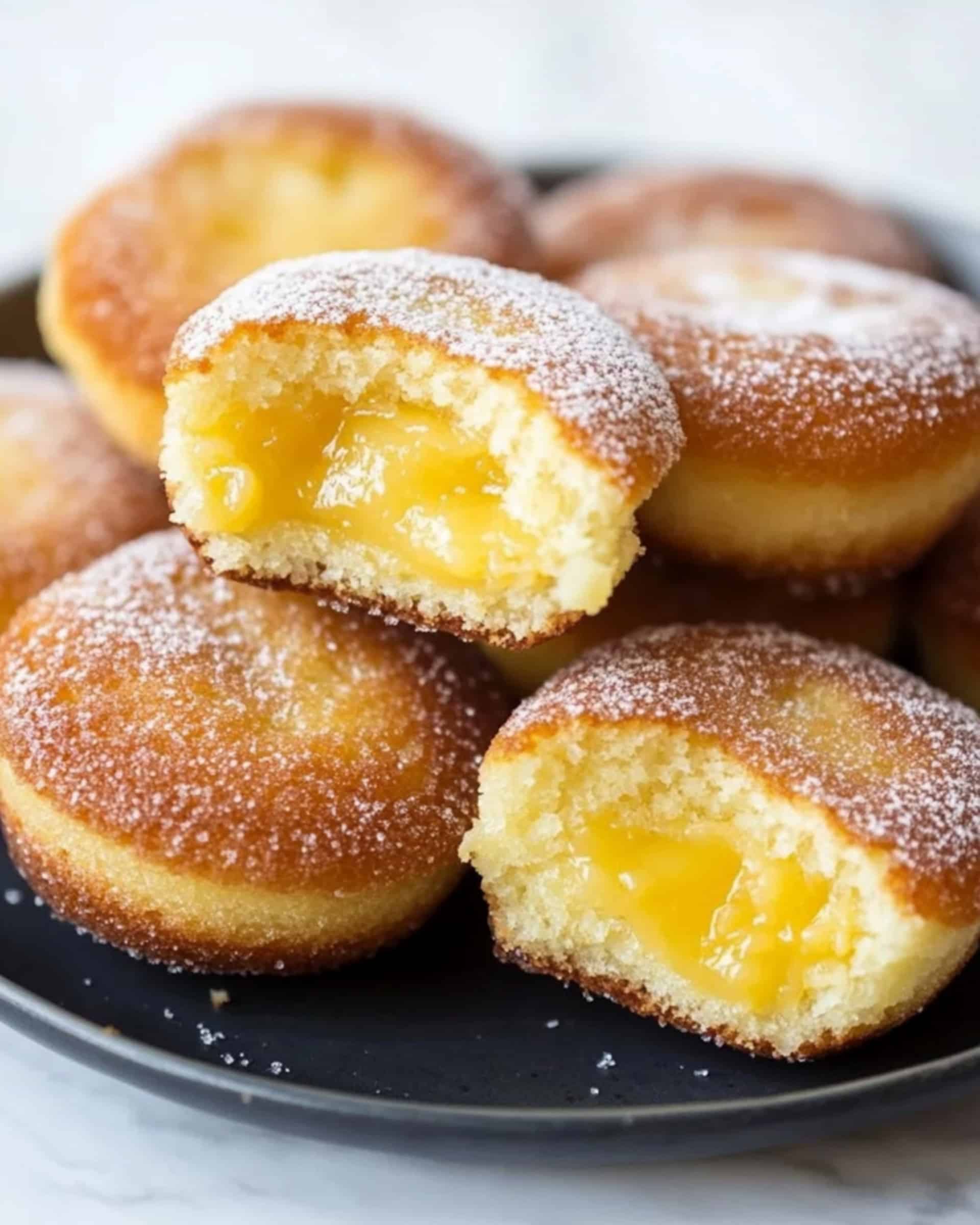 Lemon Filled Doughnuts Recipe