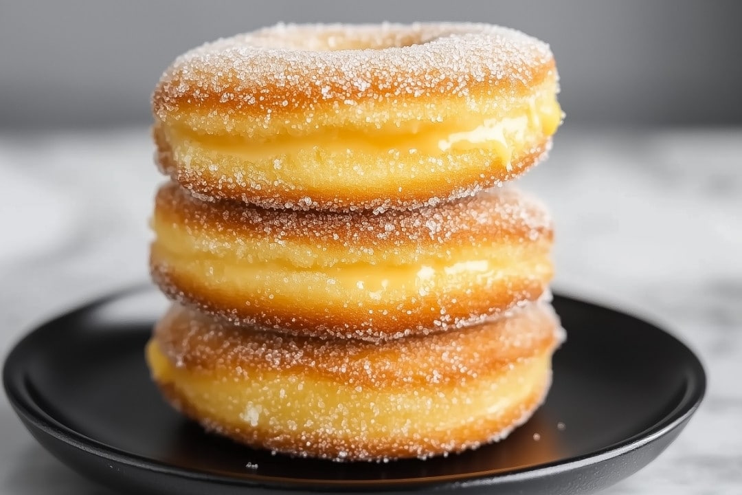 Lemon Filled Doughnuts Recipe