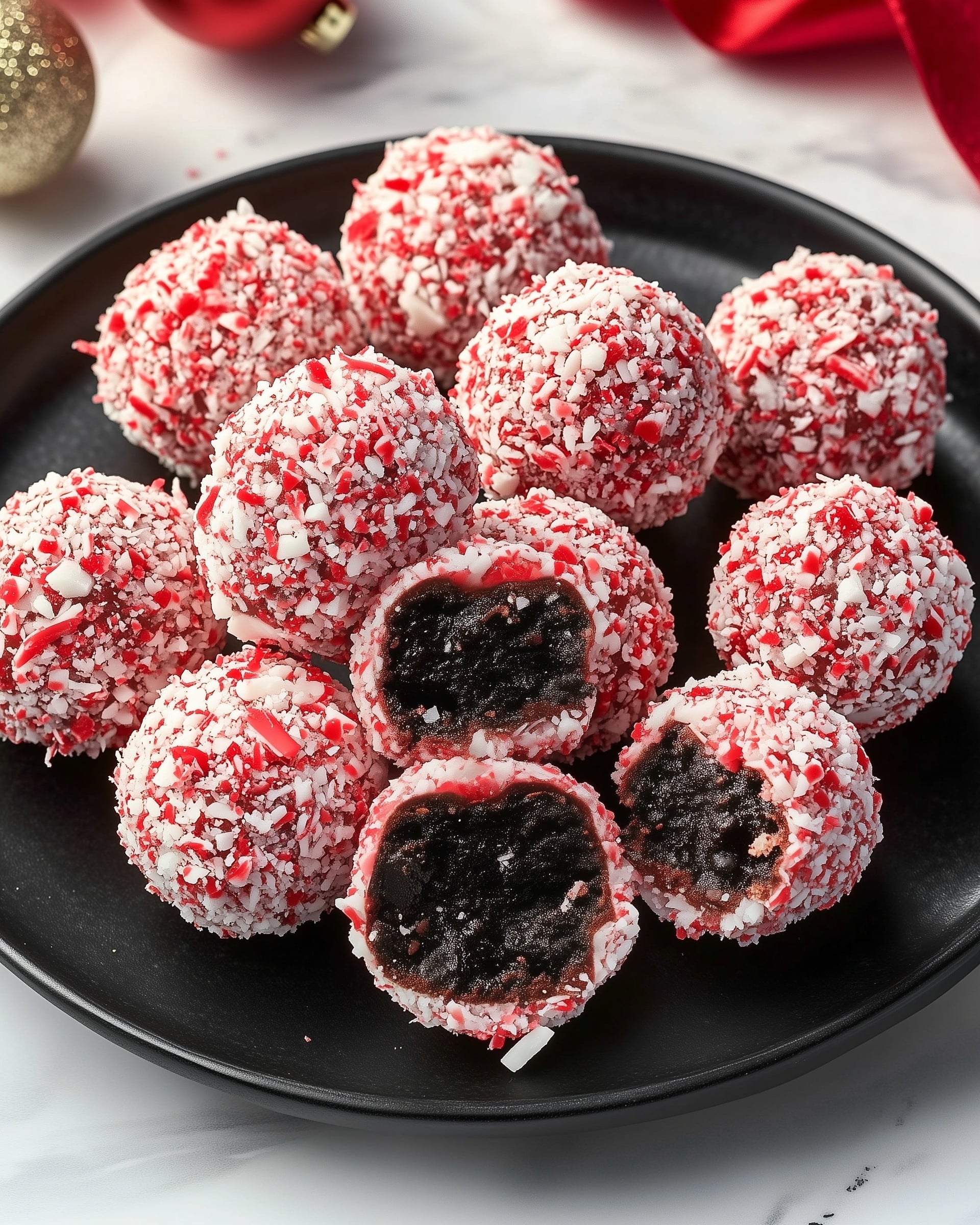 No-Bake Peppermint Oreo Balls Recipe