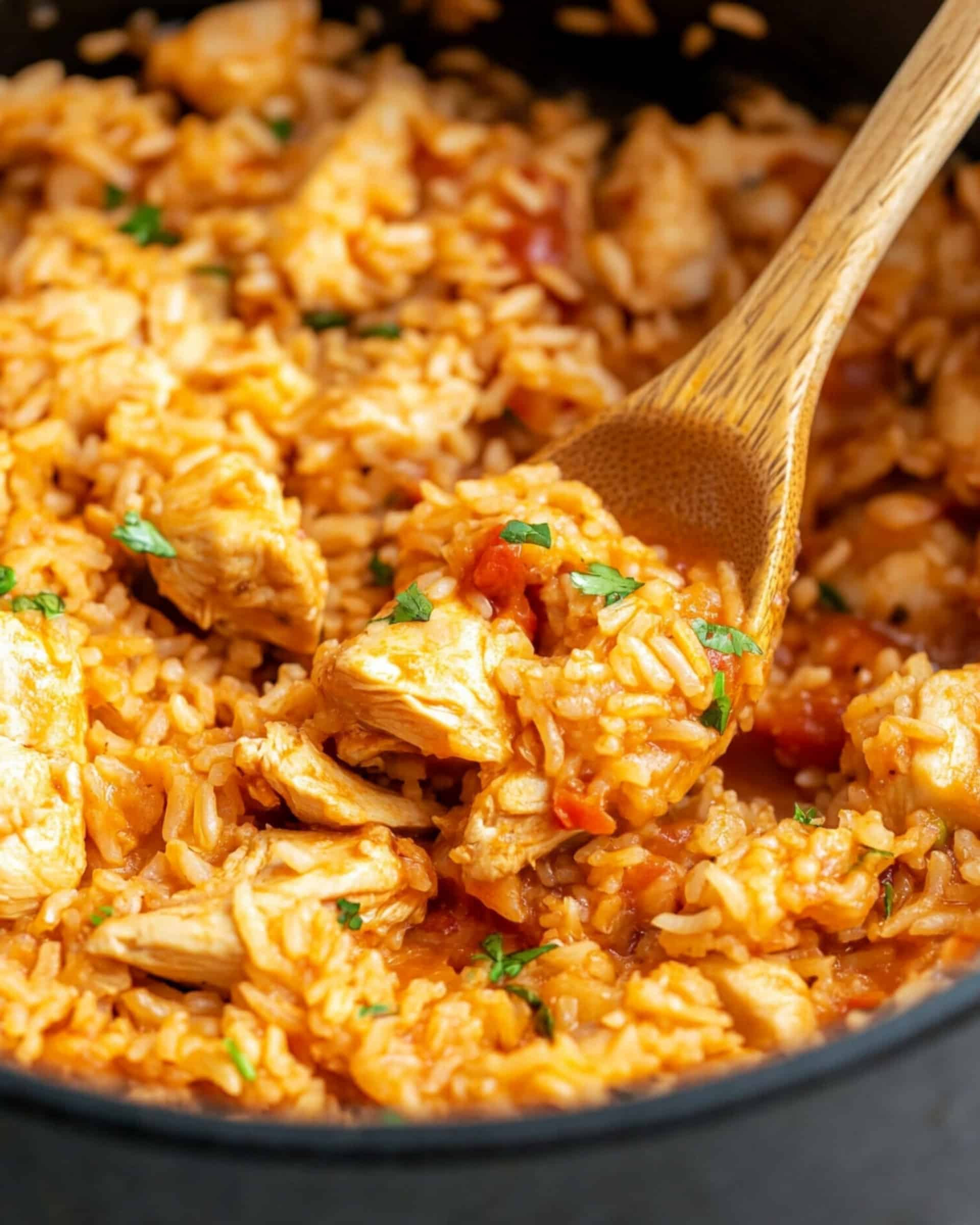 Queso Chicken and Rice Recipe