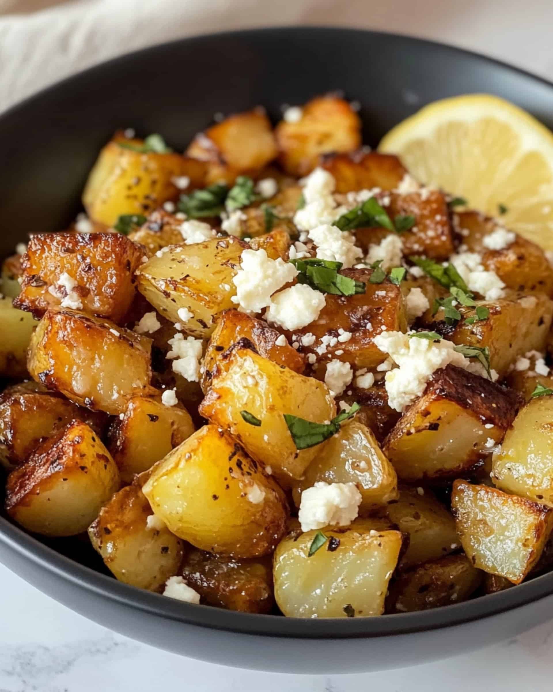 Baked Feta Potatoes Recipe