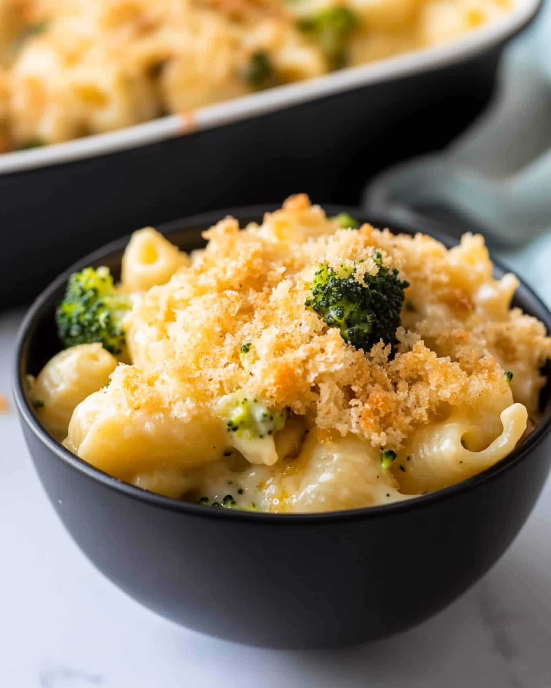 Baked Mac and Cheese with Broccoli Recipe