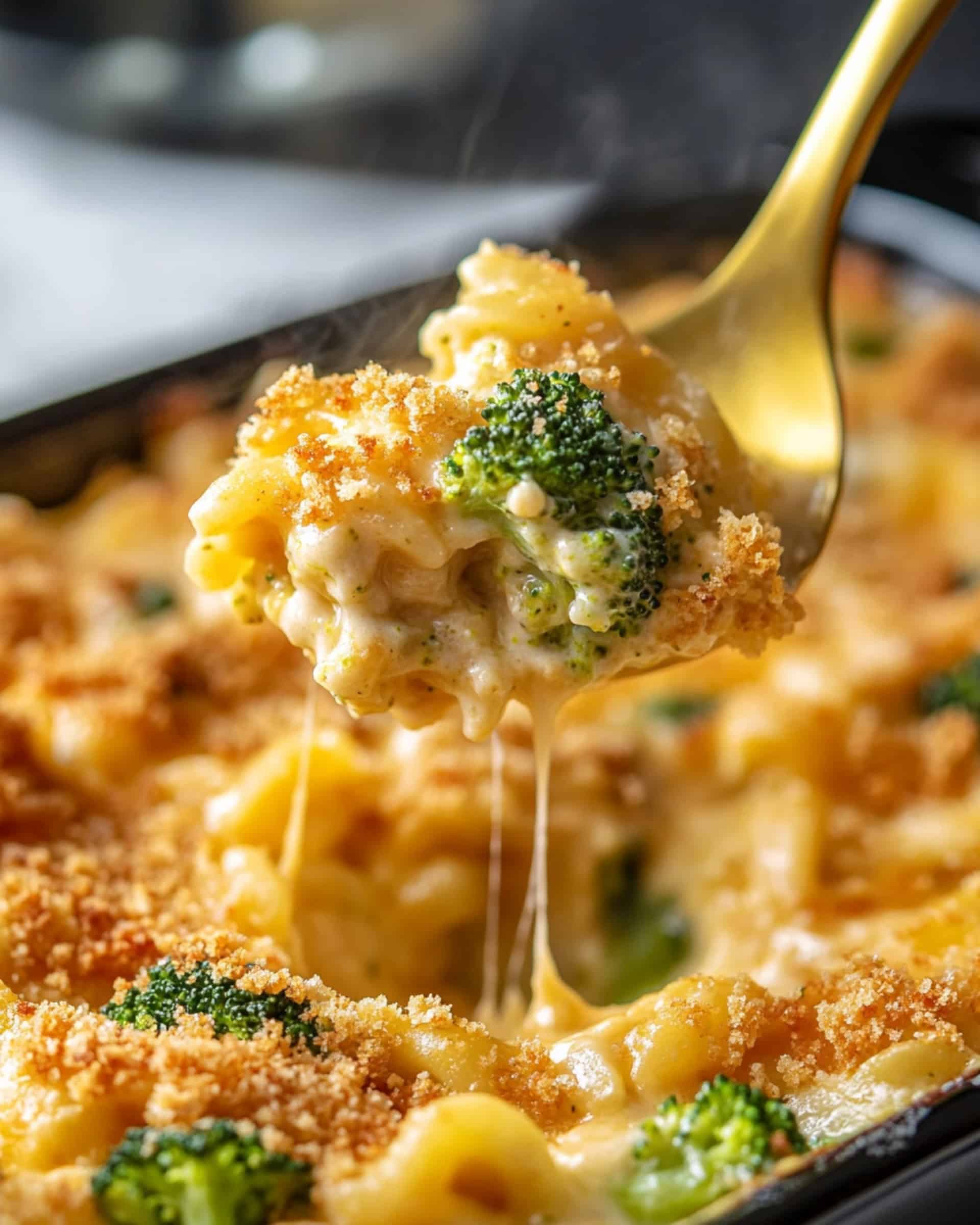 Baked Mac and Cheese with Broccoli Recipe