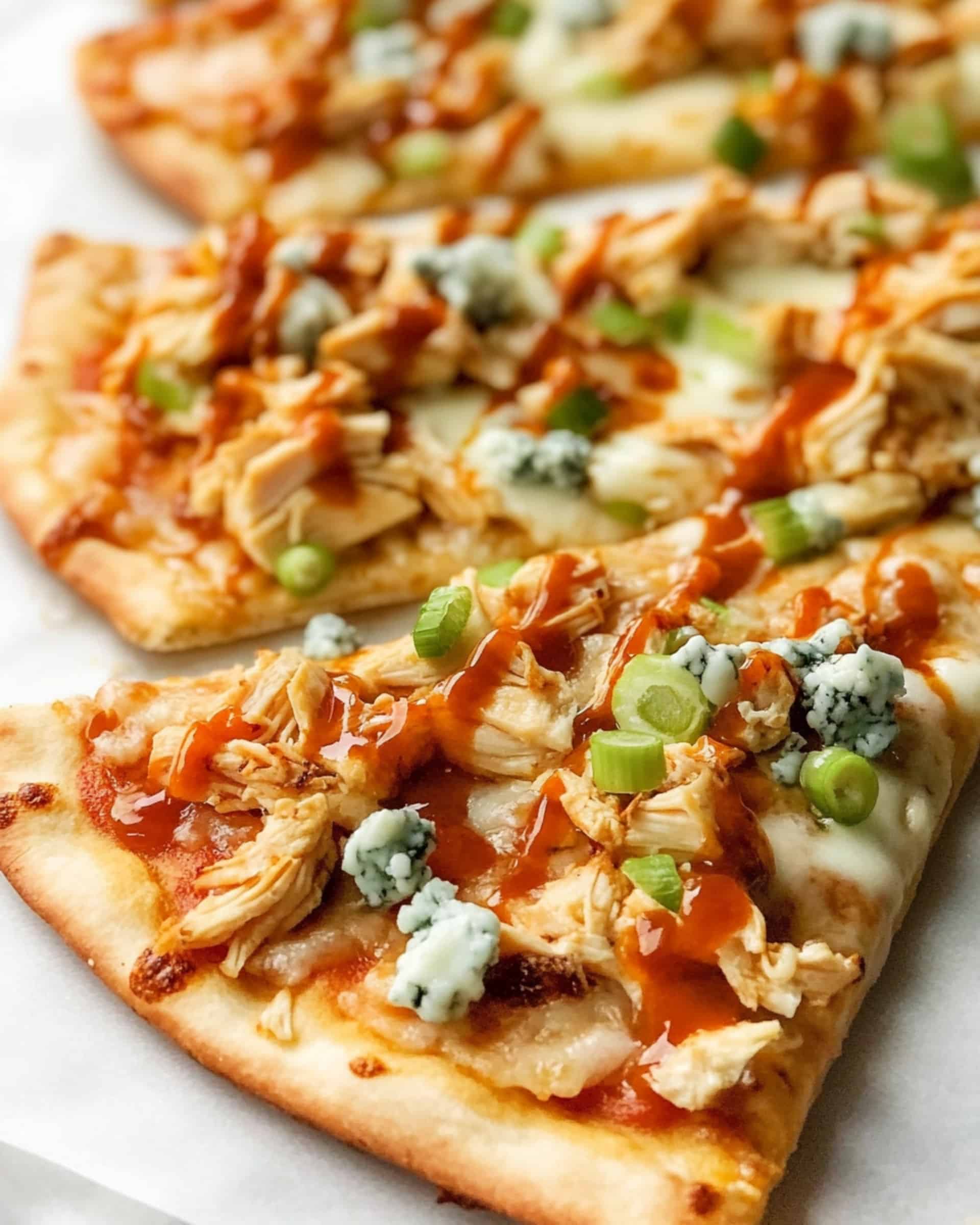 Buffalo Chicken Flatbread Pizza Recipe