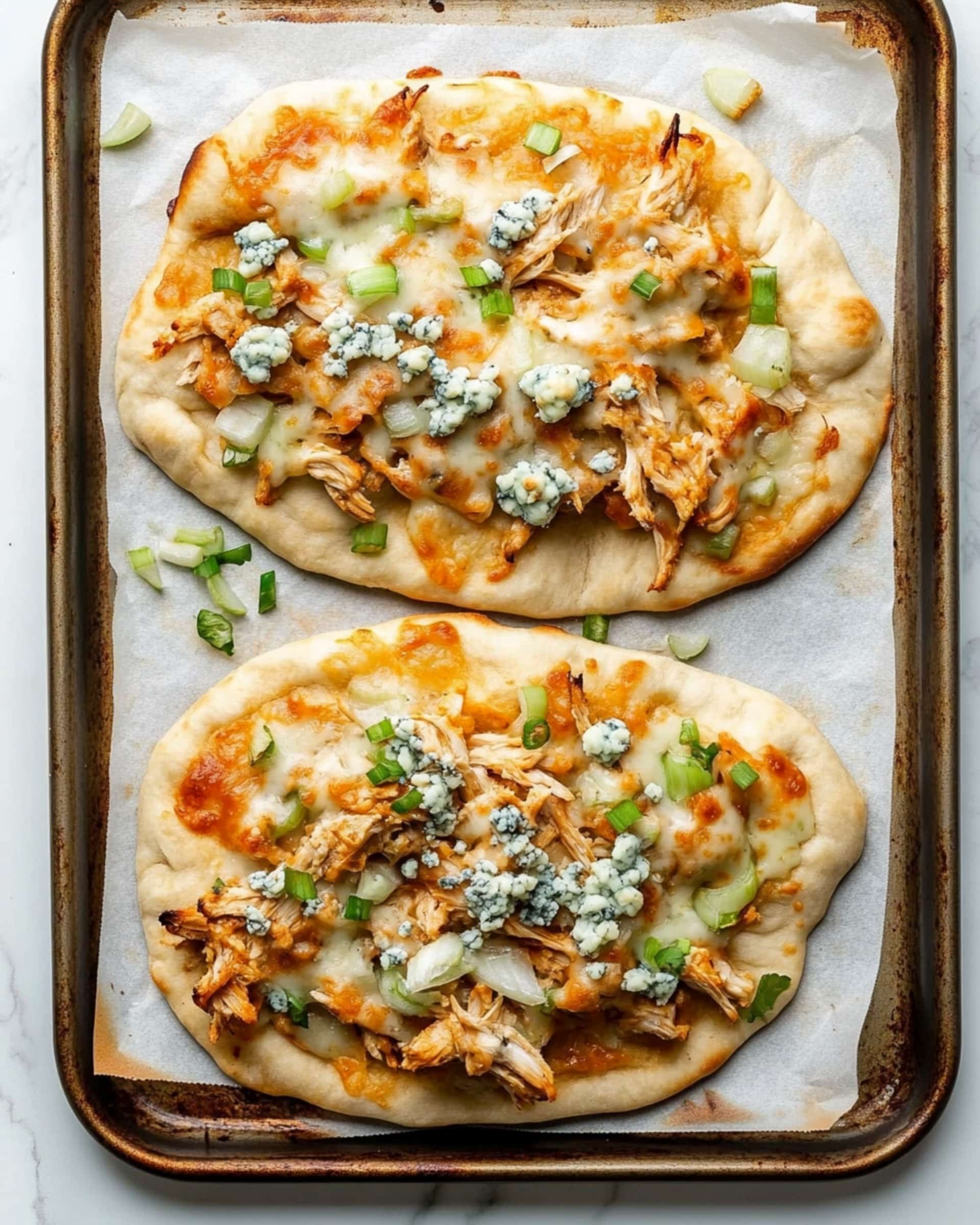 Buffalo Chicken Flatbread Pizza Recipe