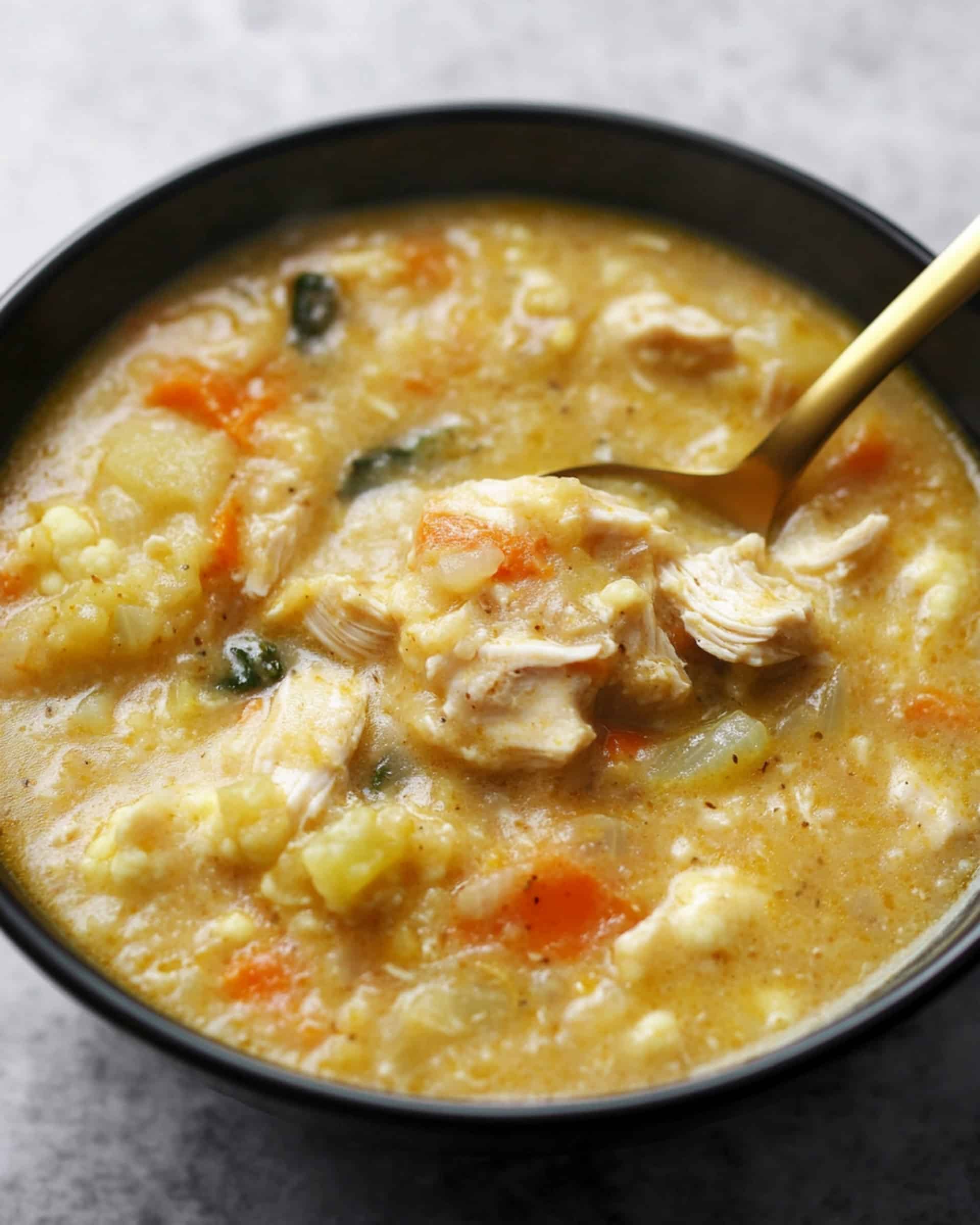 Cauliflower Chicken Soup Recipe