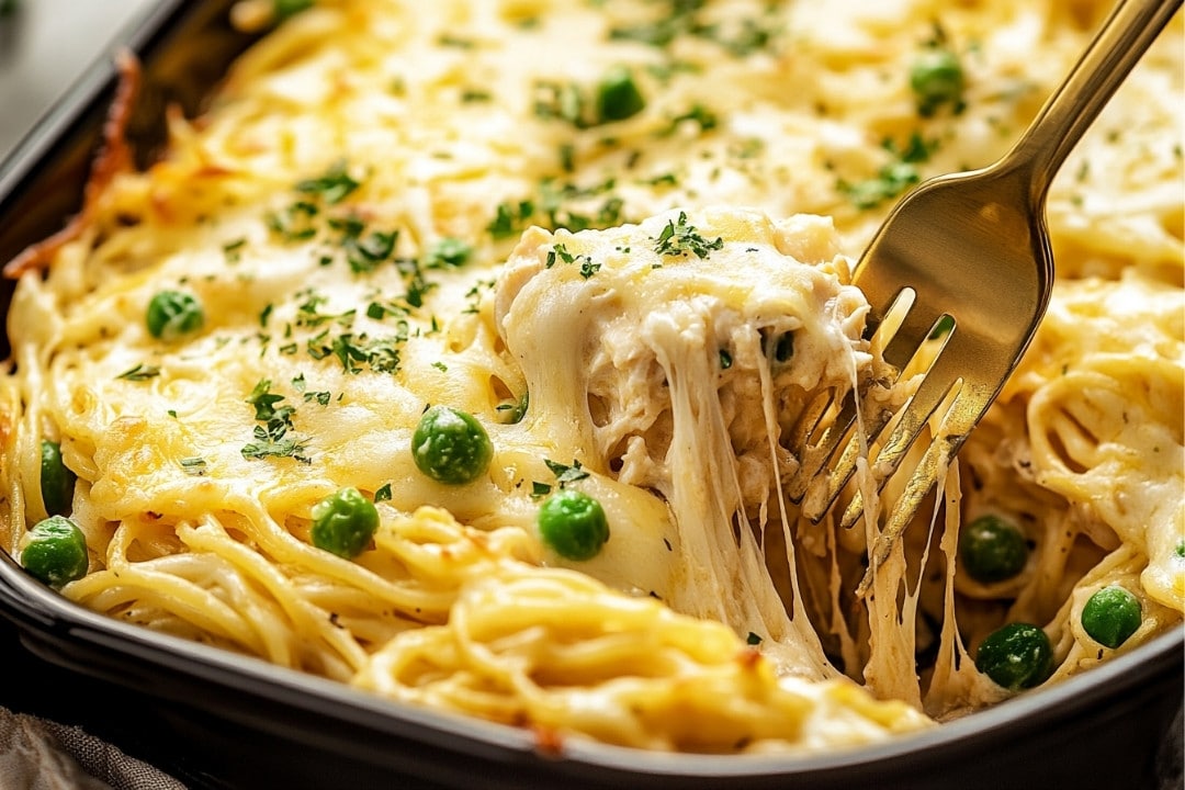 Creamy Chicken Tetrazzini Recipe