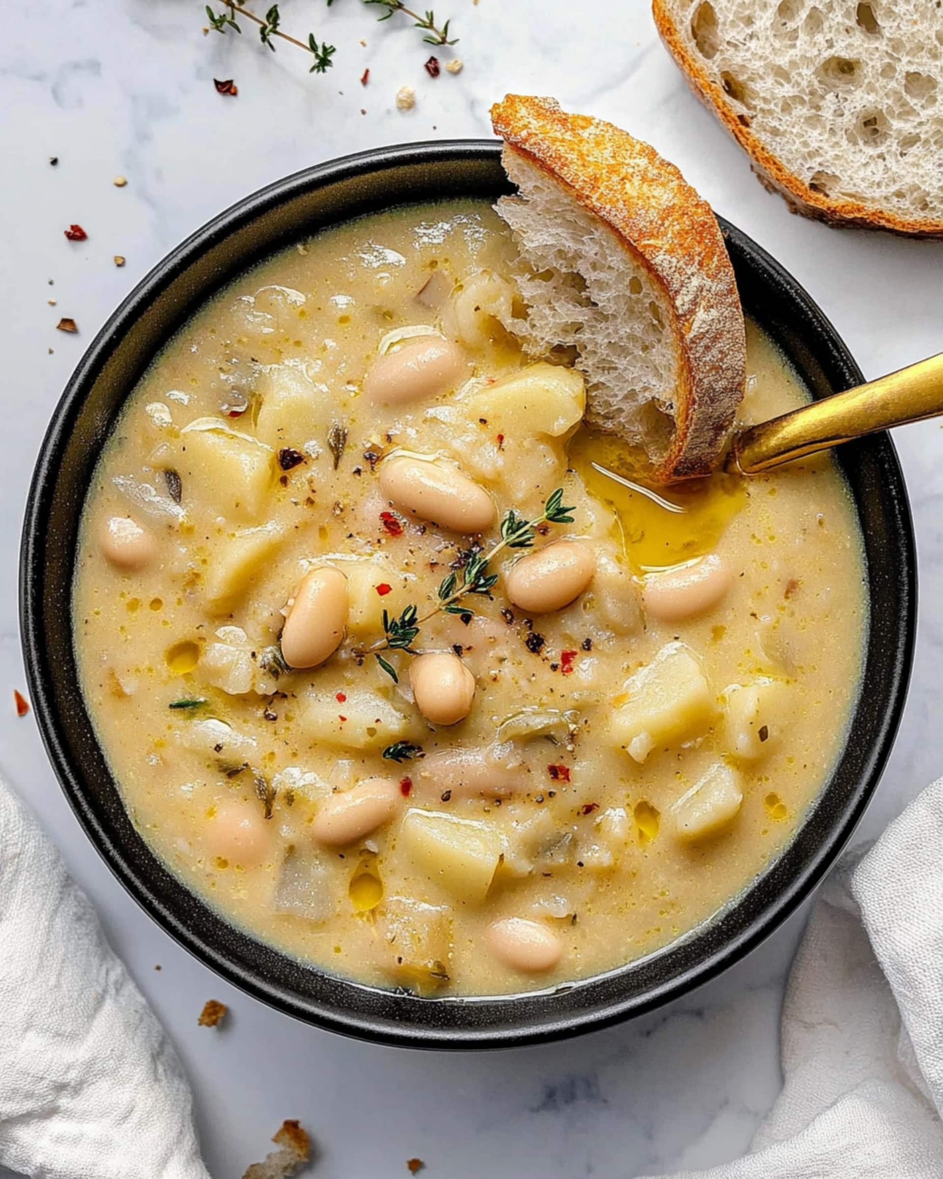 Creamy White Bean Soup Recipe