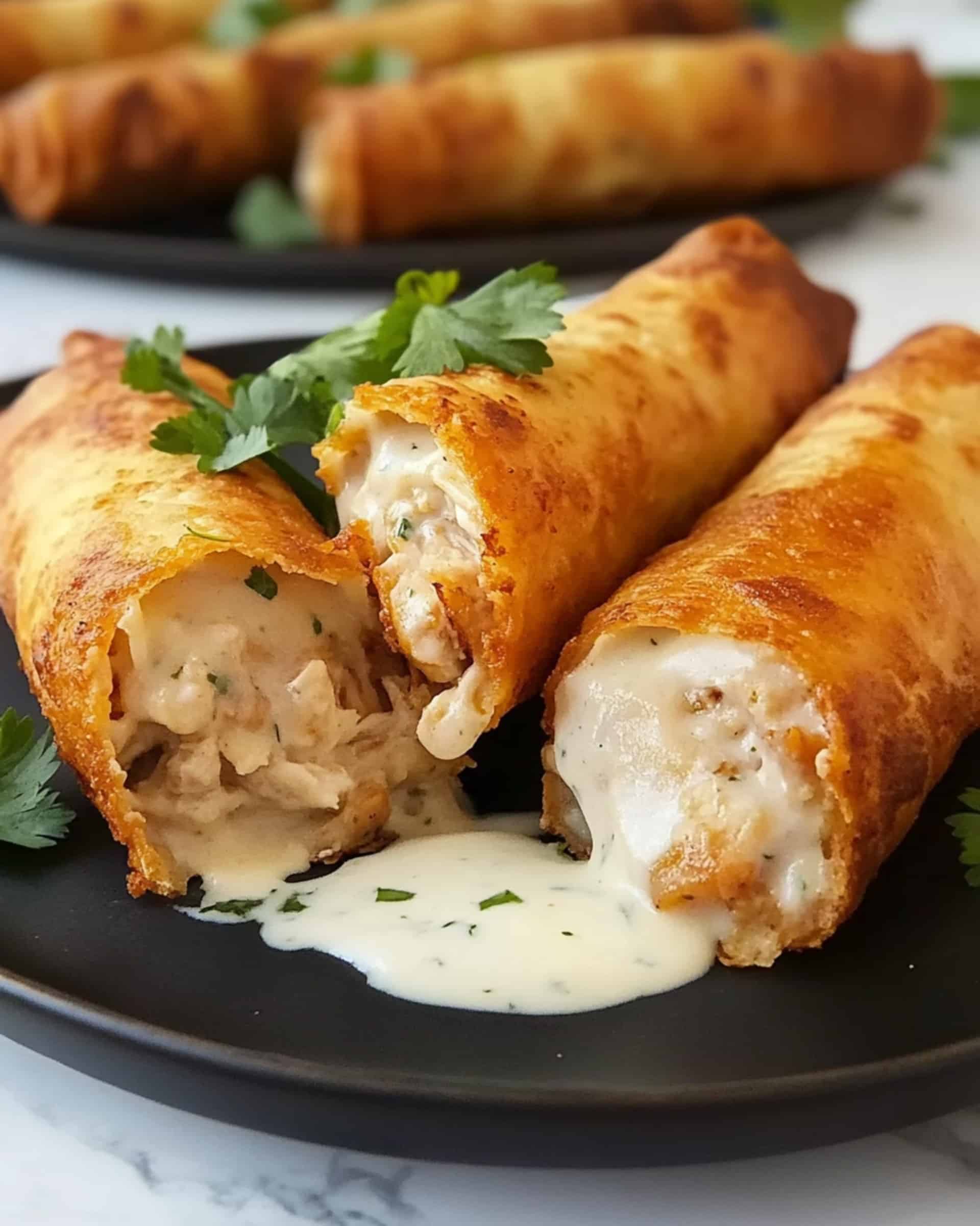 Crispy Chicken Chimichangas Recipe