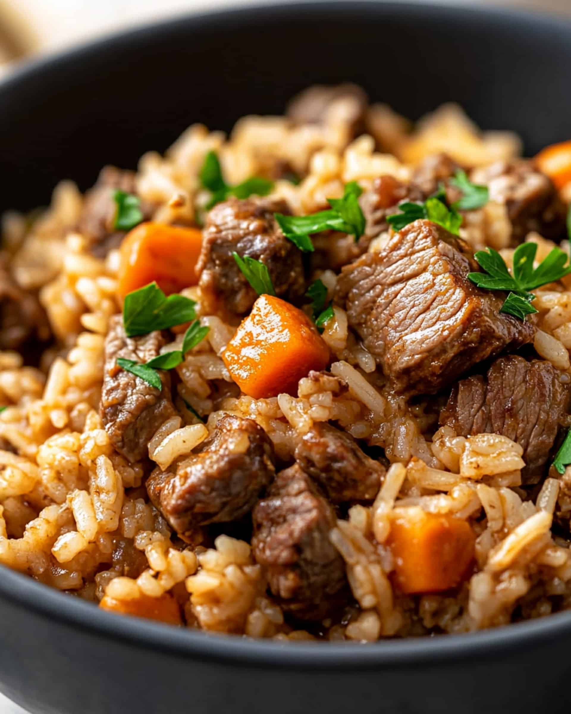 Instant Pot Beef and Rice Recipe