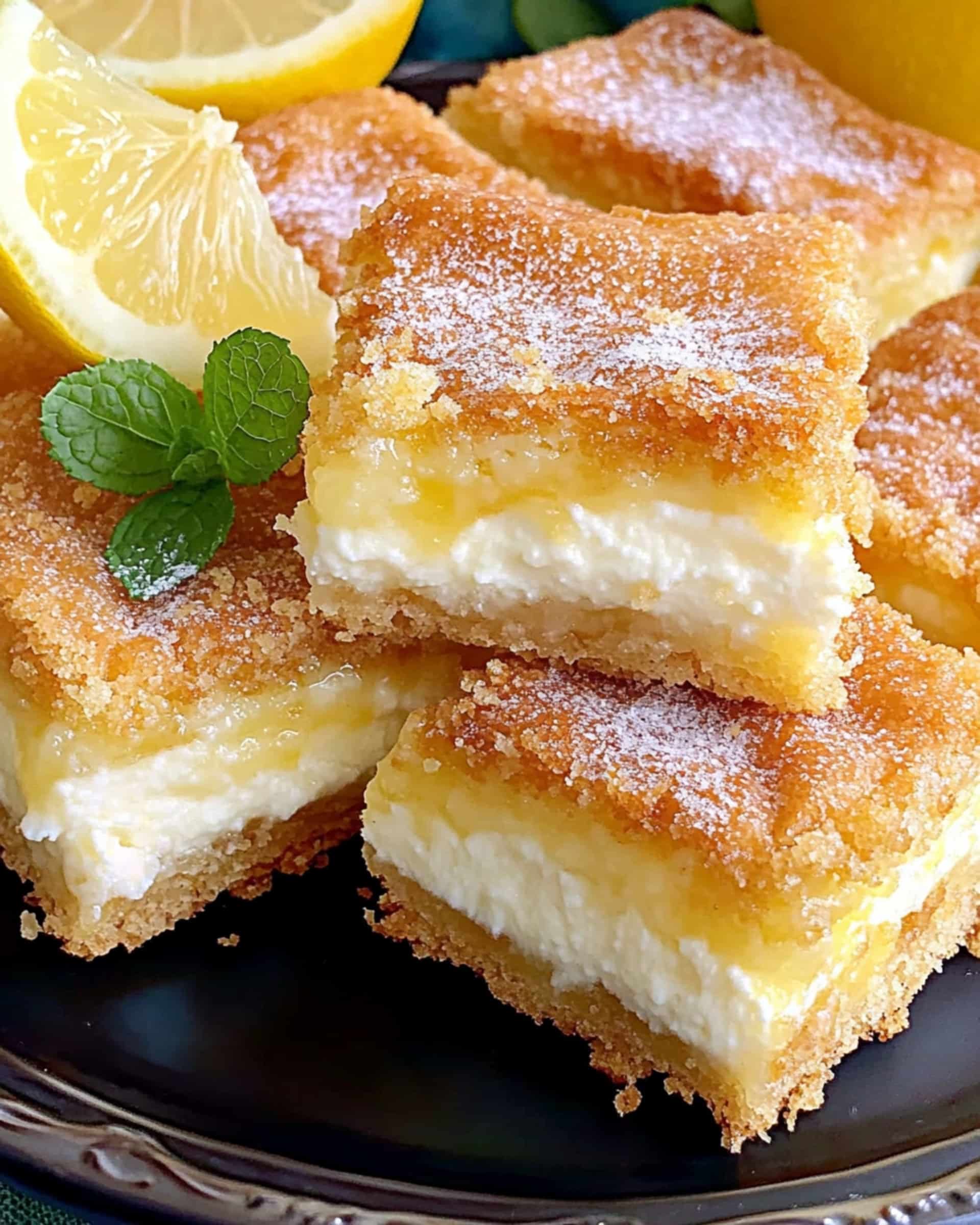 Lemon Cream Cheese Bars Recipe