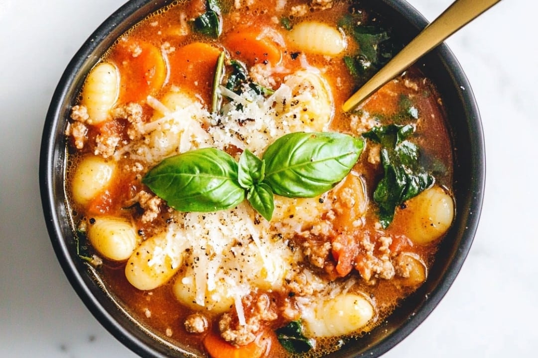 Sausage and Vegetable Gnocchi Soup Recipe