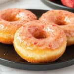 Vanilla Donuts with Strawberry Glaze Recipe