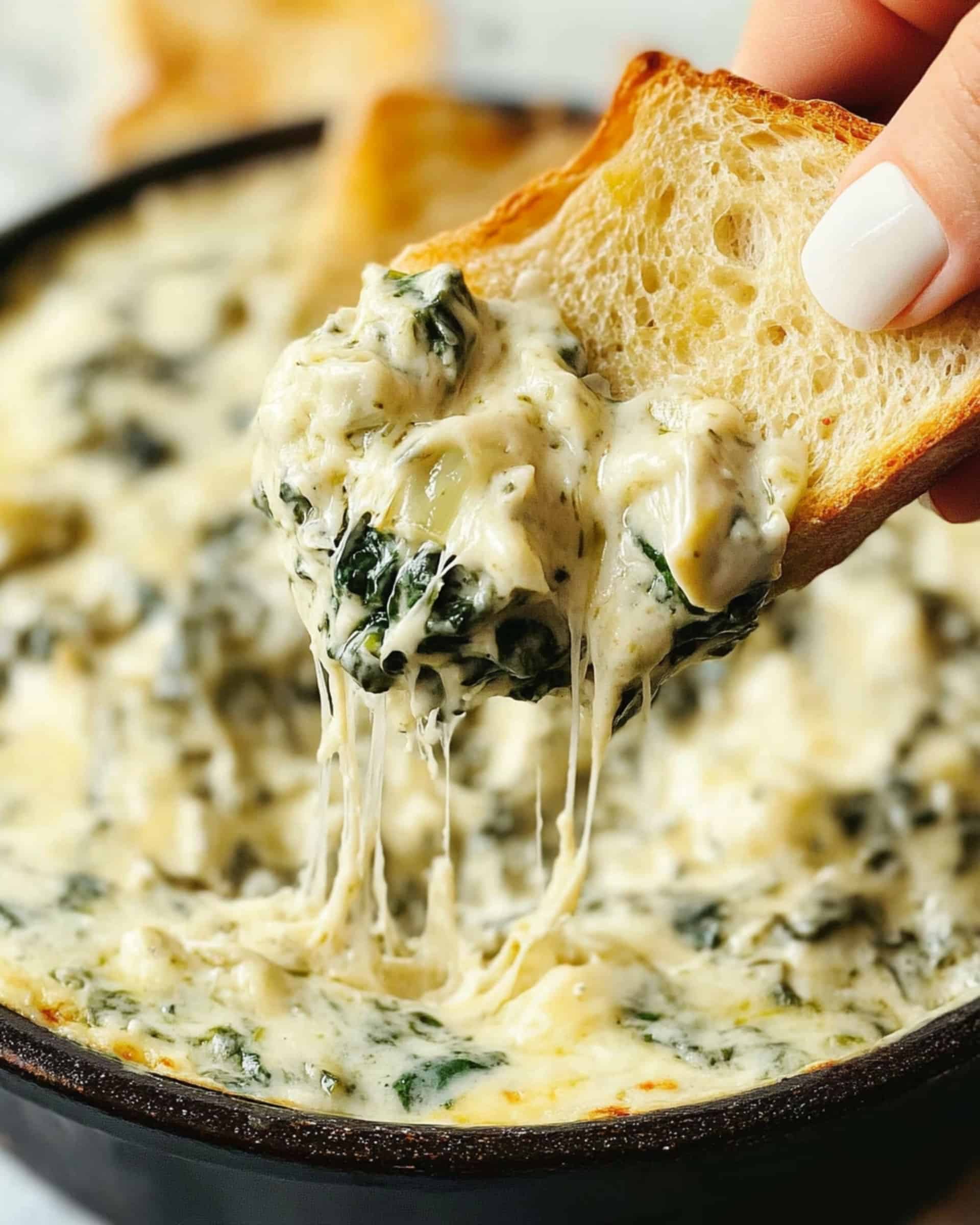 Hot Spinach Artichoke Dip Recipe